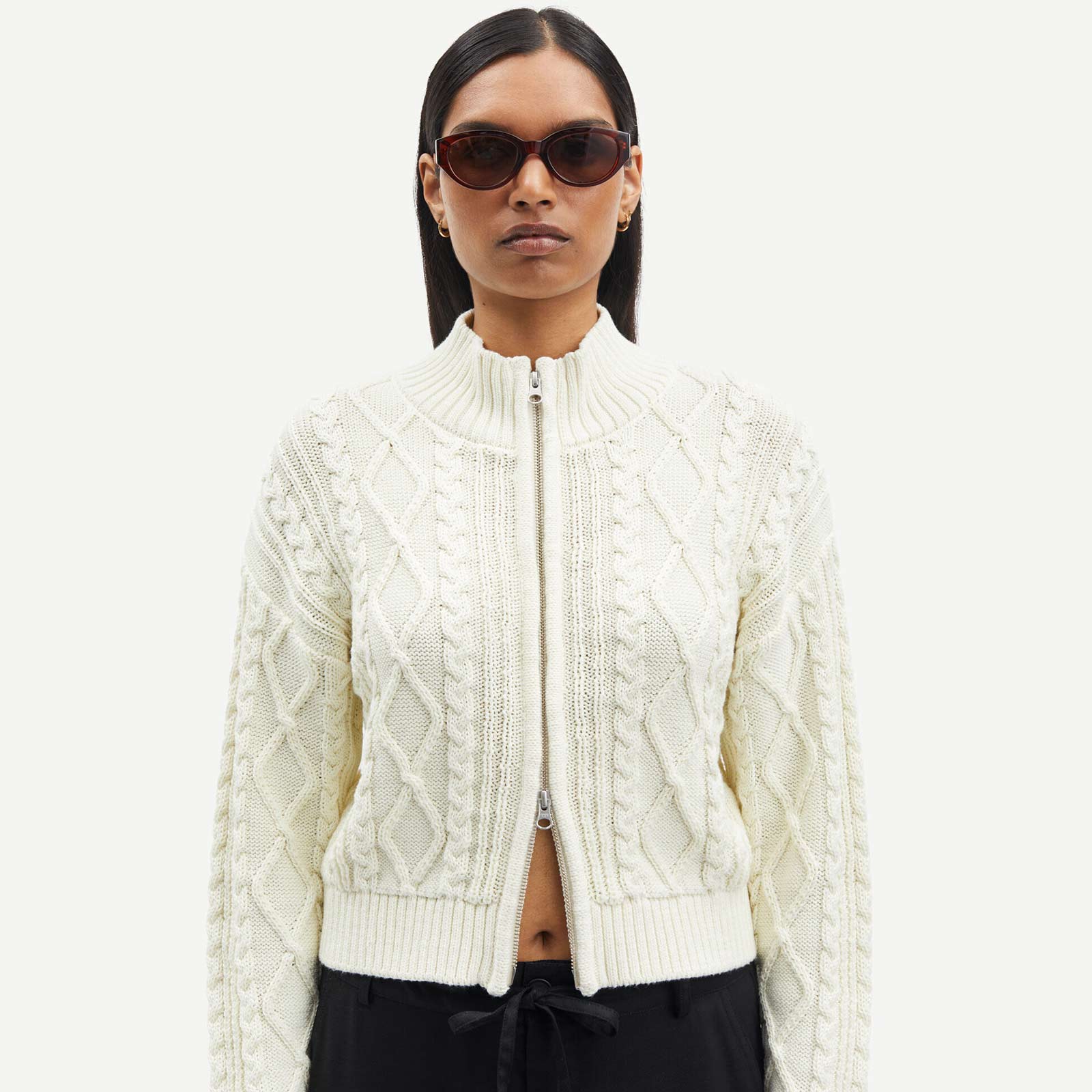 Nikole zip cardigan solitary star - Image 4