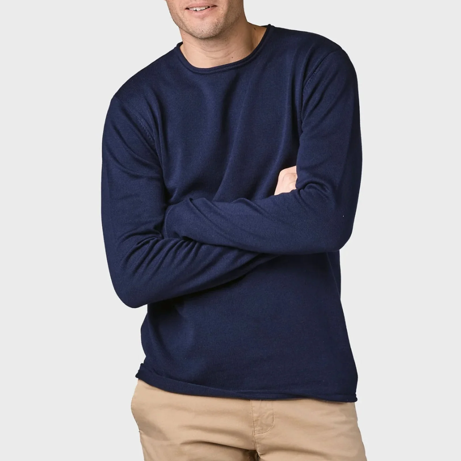 Noah Knit Jumper navy - Image 3