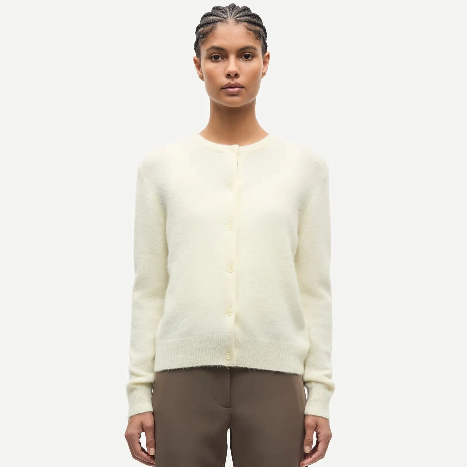 Nor Short Cardigan 7355 ethereal green