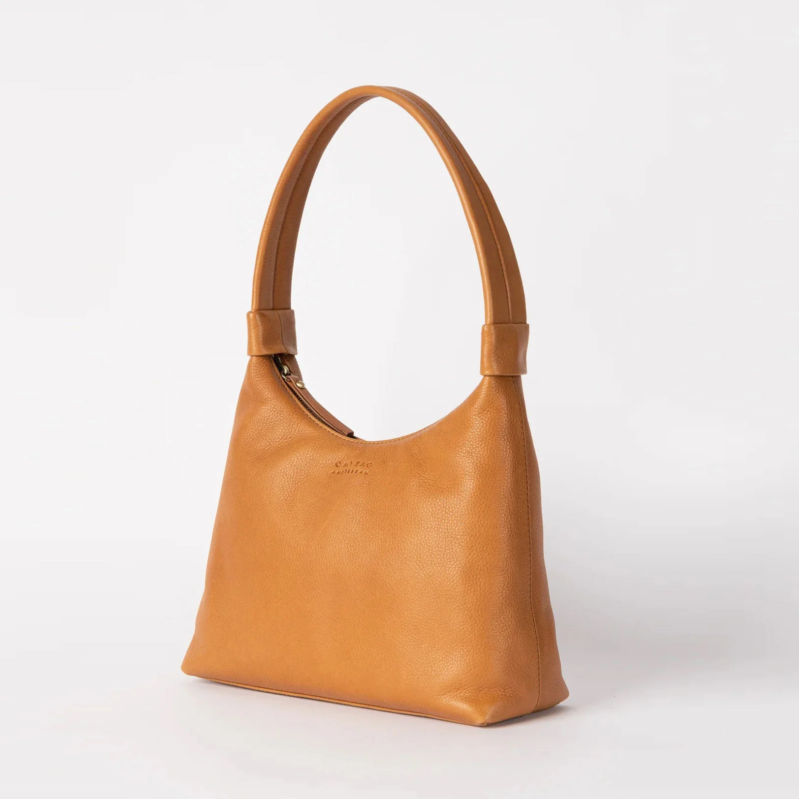 Nora Wild Oak Soft Grain Leather Bag cognac - Image 3
