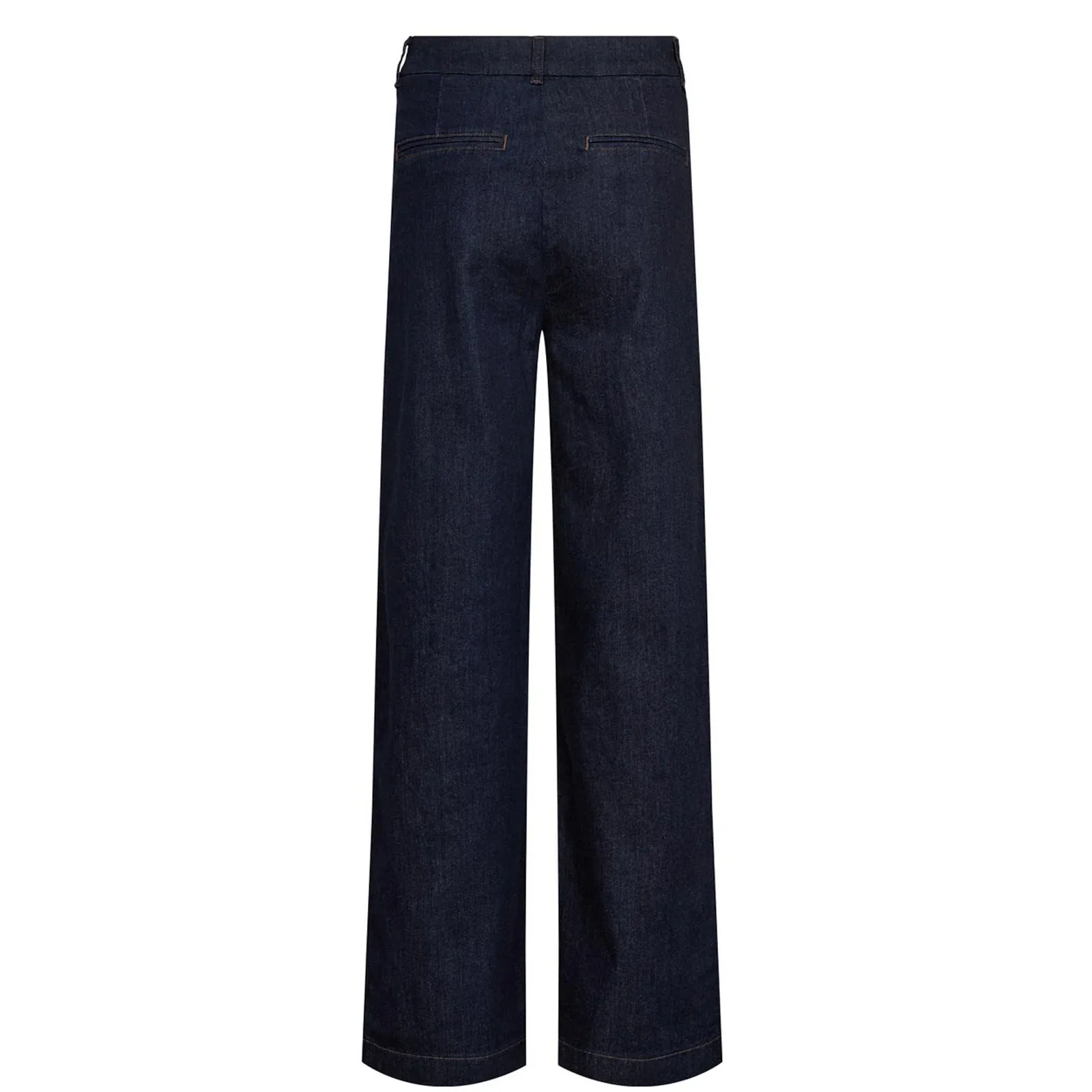 Nuamber HR Wide Jeans dark blue denim - Image 2