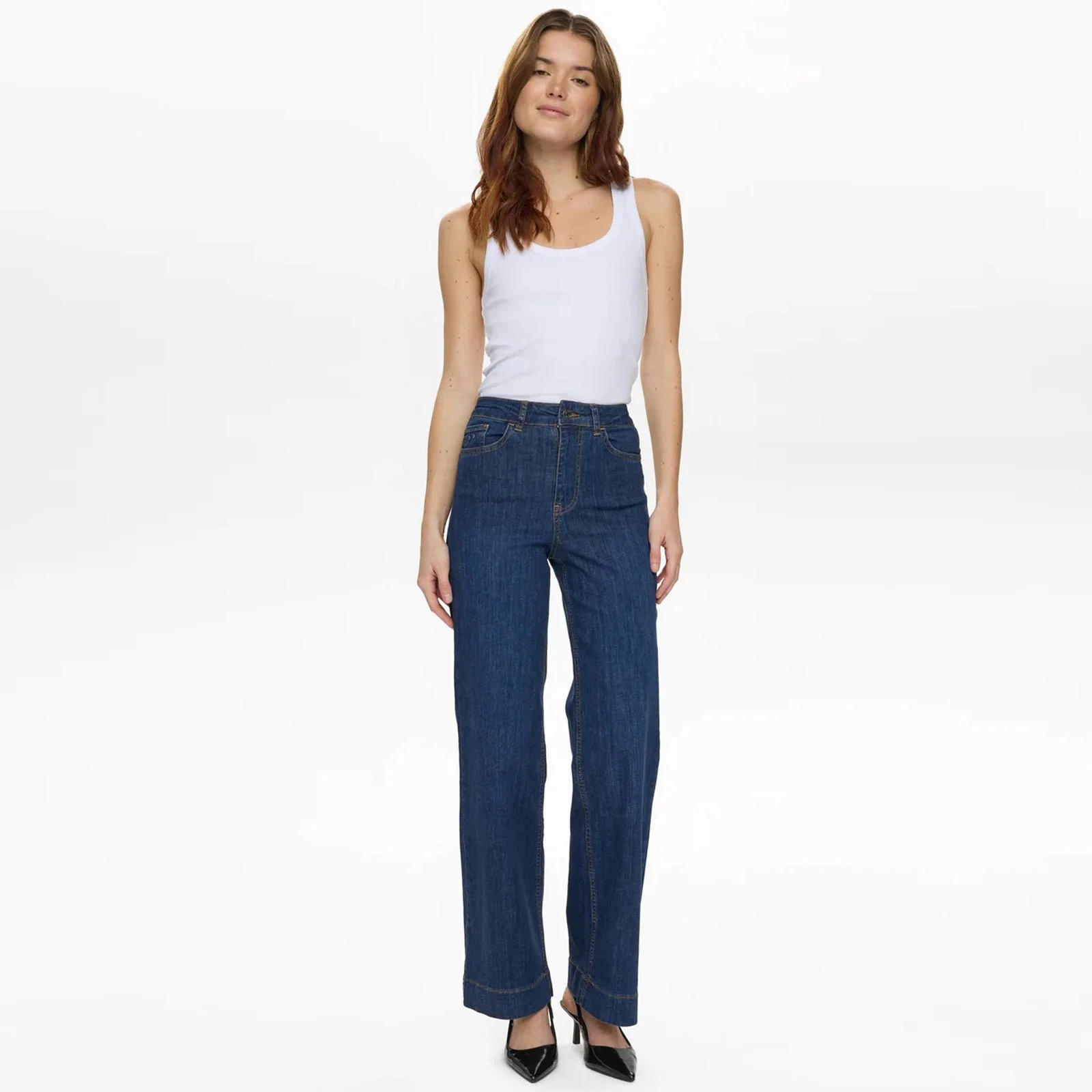 Nuparis HR Wide Jeans dark blue denim - Image 3
