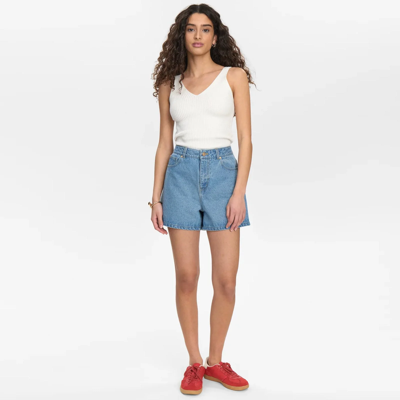 Nuvirginia Shorts medium blue denim - Image 3