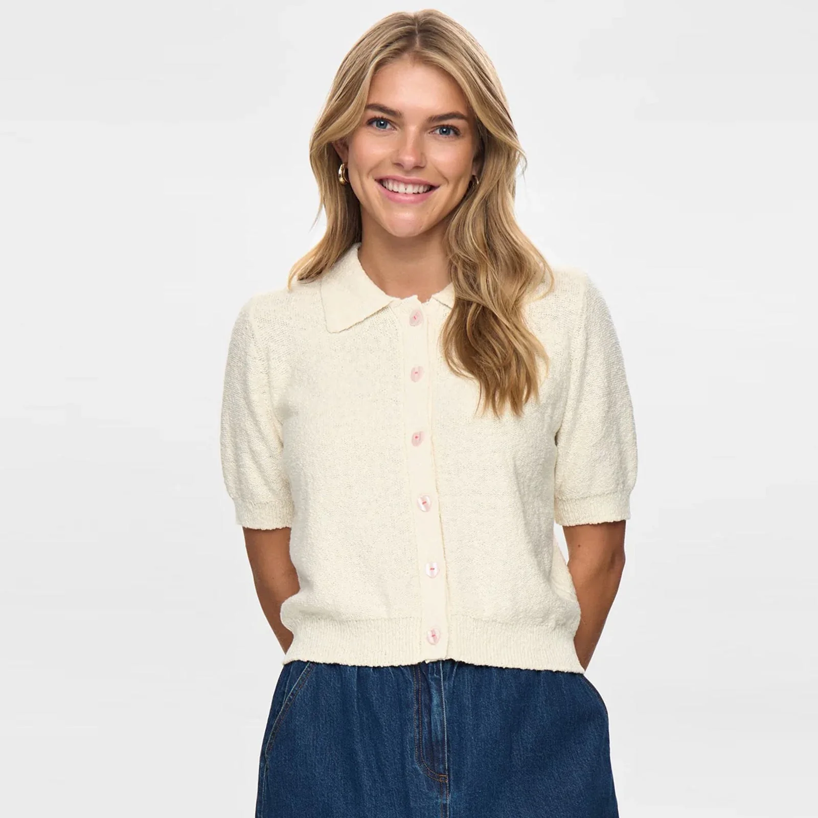Nuzola Cardigan cloud dancer