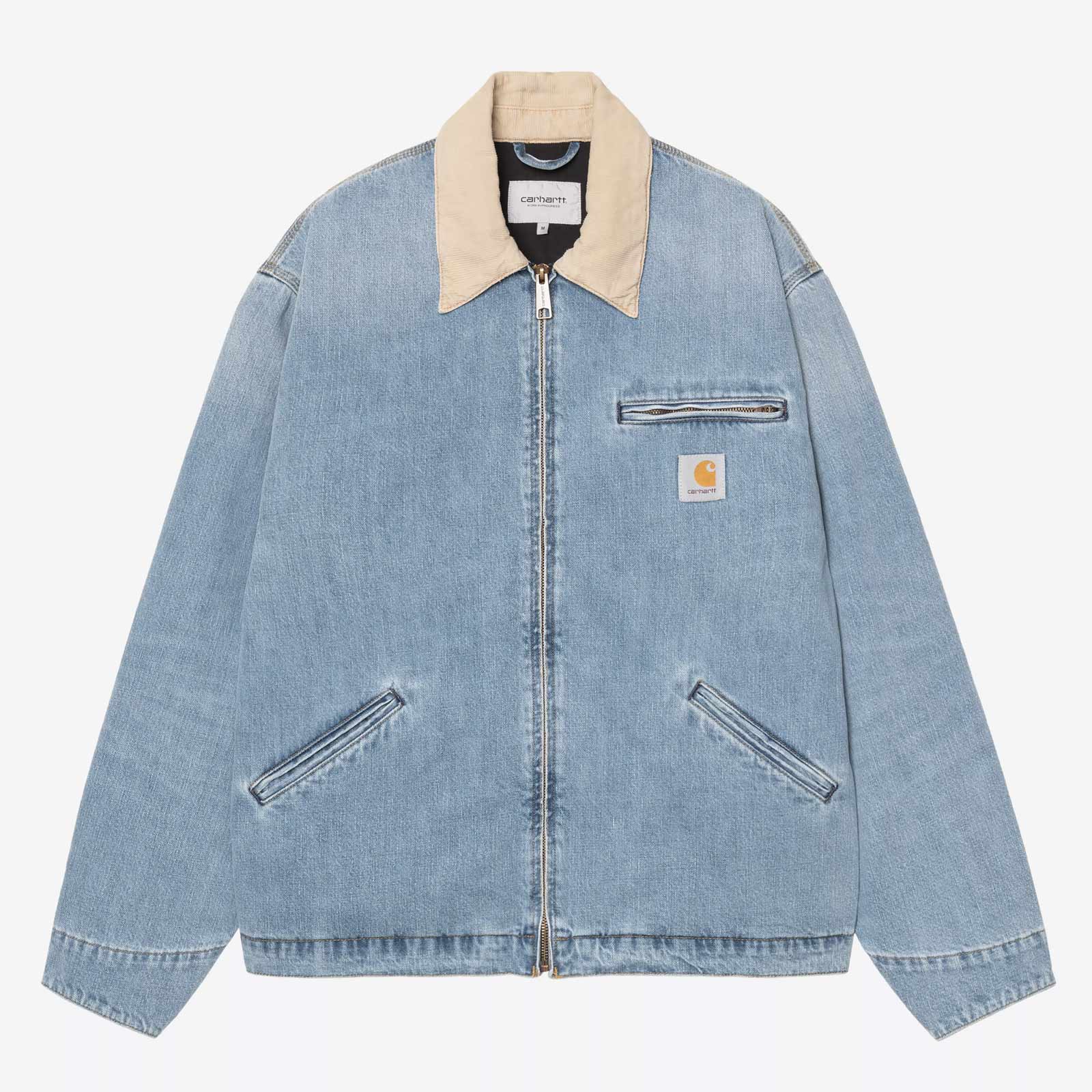 OG Detroit Jacket blue/dusty h brown burst washed