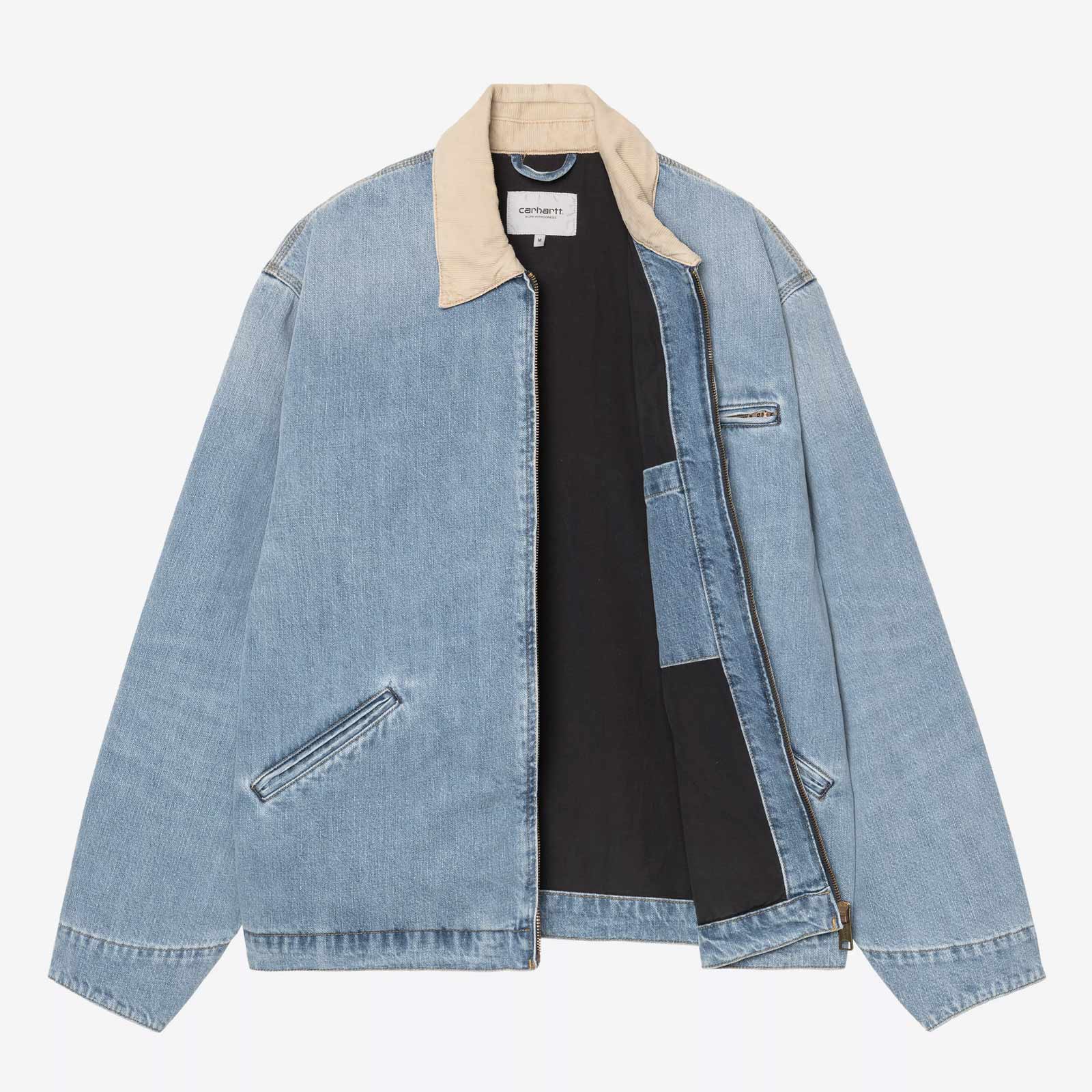 OG Detroit Jacket blue/dusty h brown burst washed - Image 3