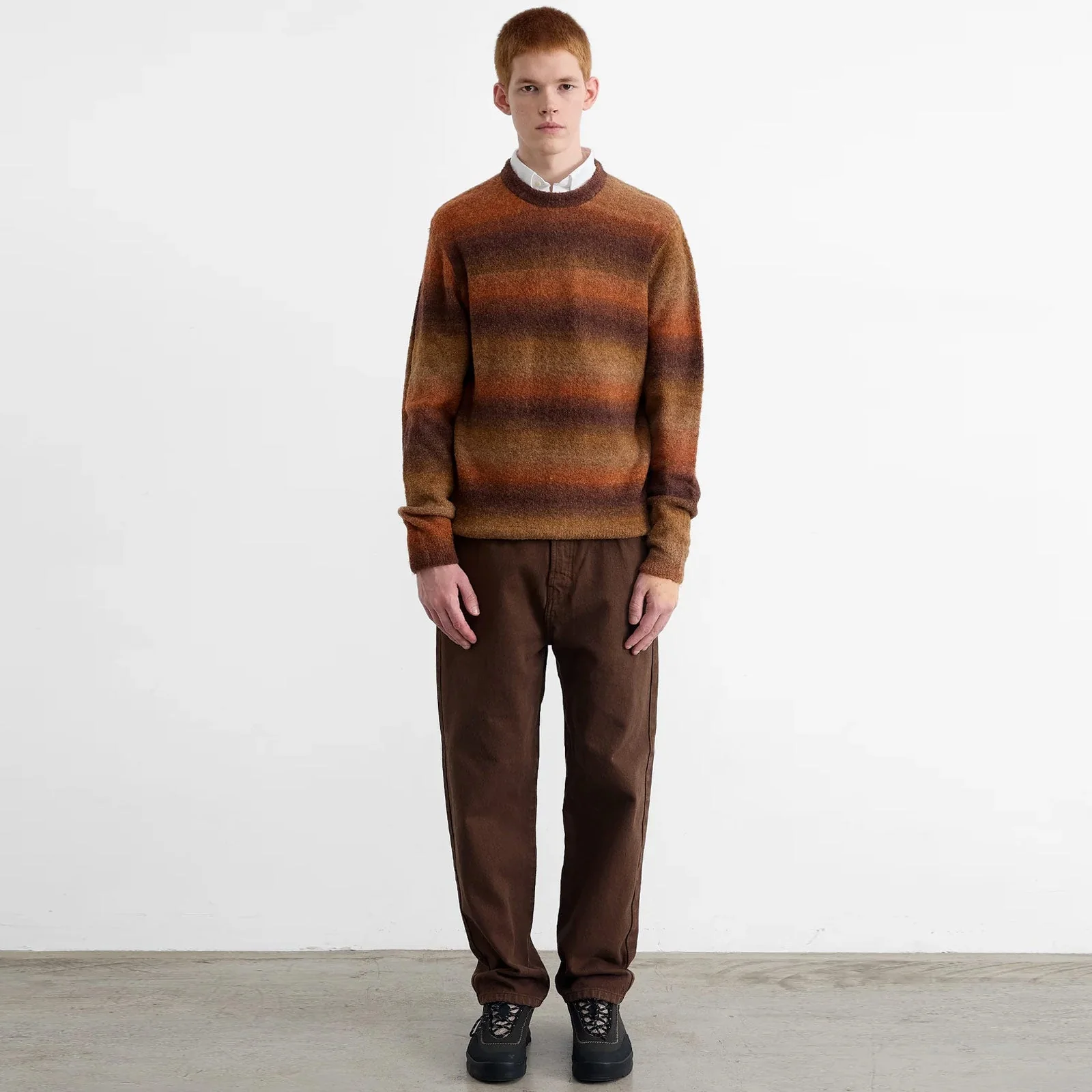 Oregon Sweater plain Chocolate - Image 3
