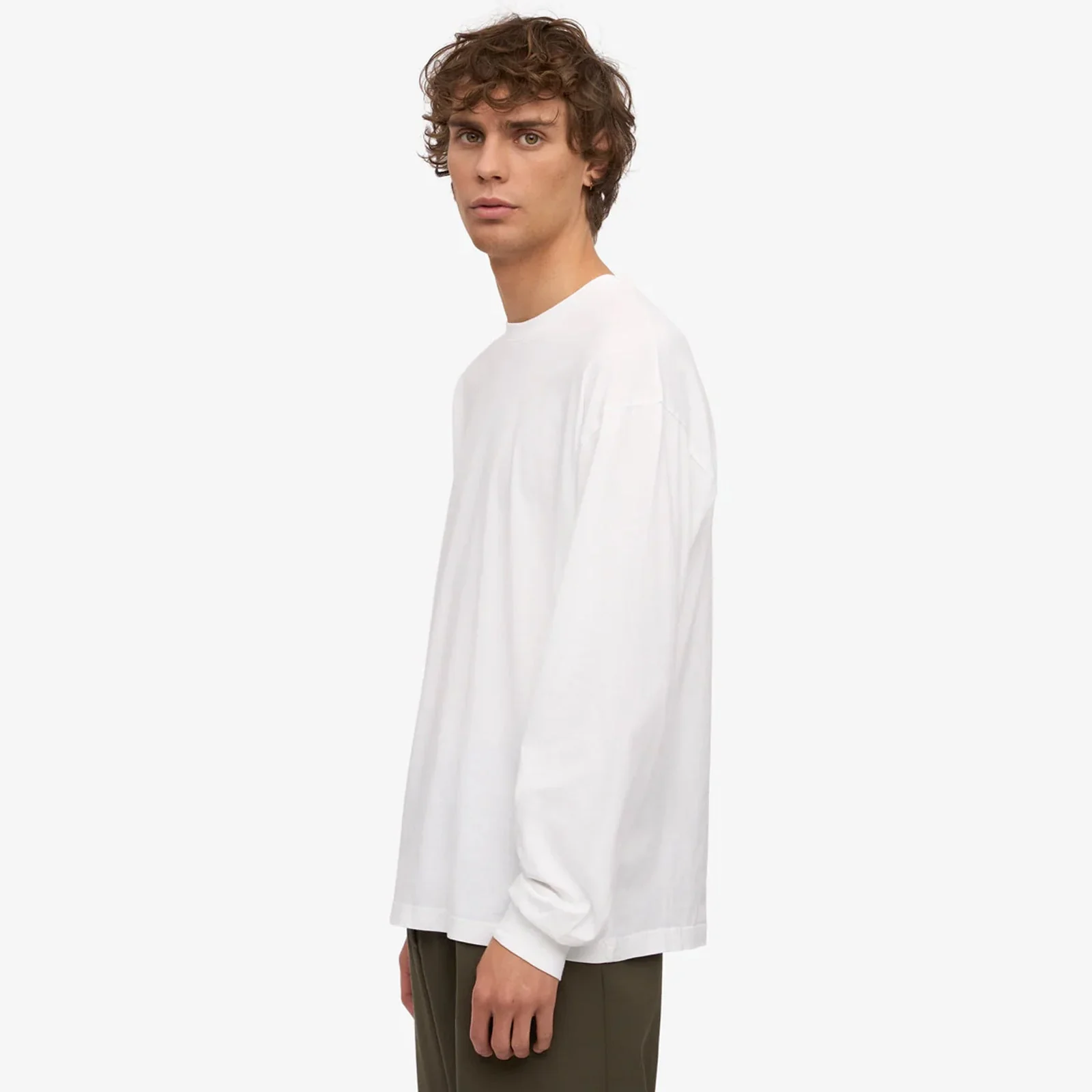 Organic Oversized LS T-Shirt optical white - Image 3