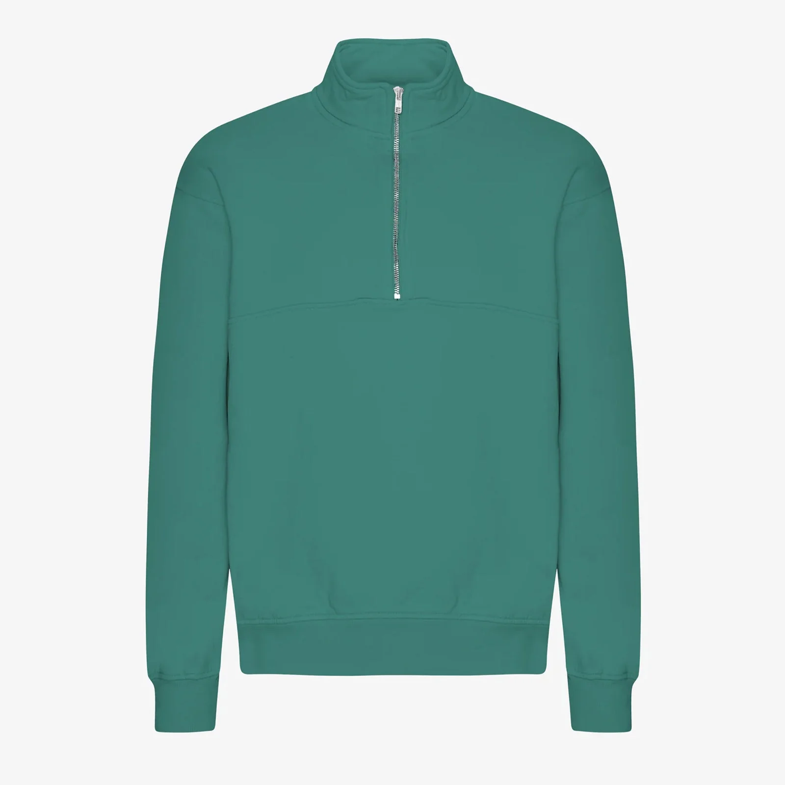 Organic Quarter Zip pine green