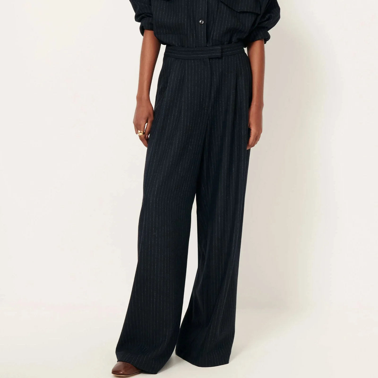 Orozco Pants navy/sand - Image 3