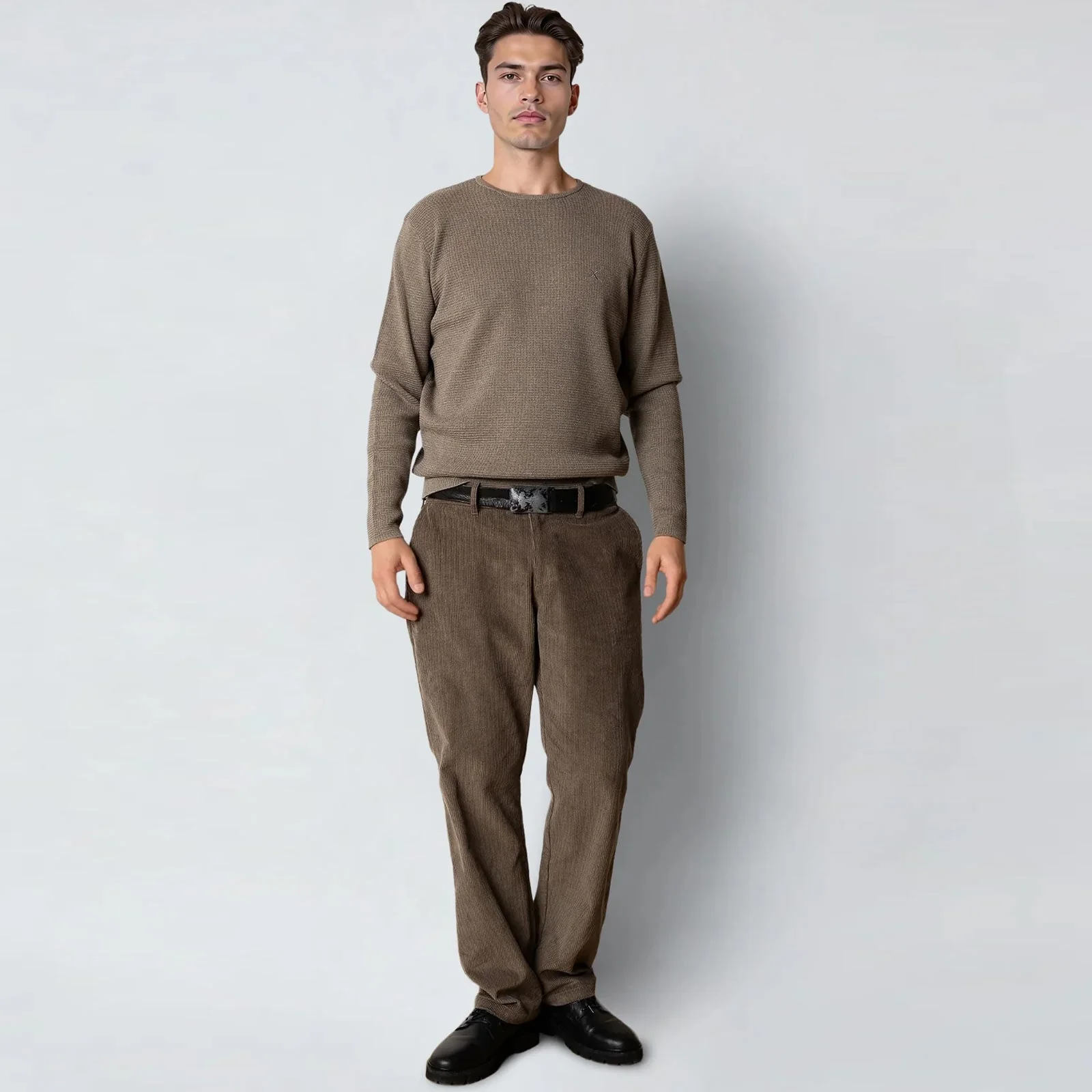 Oscar Knitted Jumper brindle melange - Image 3
