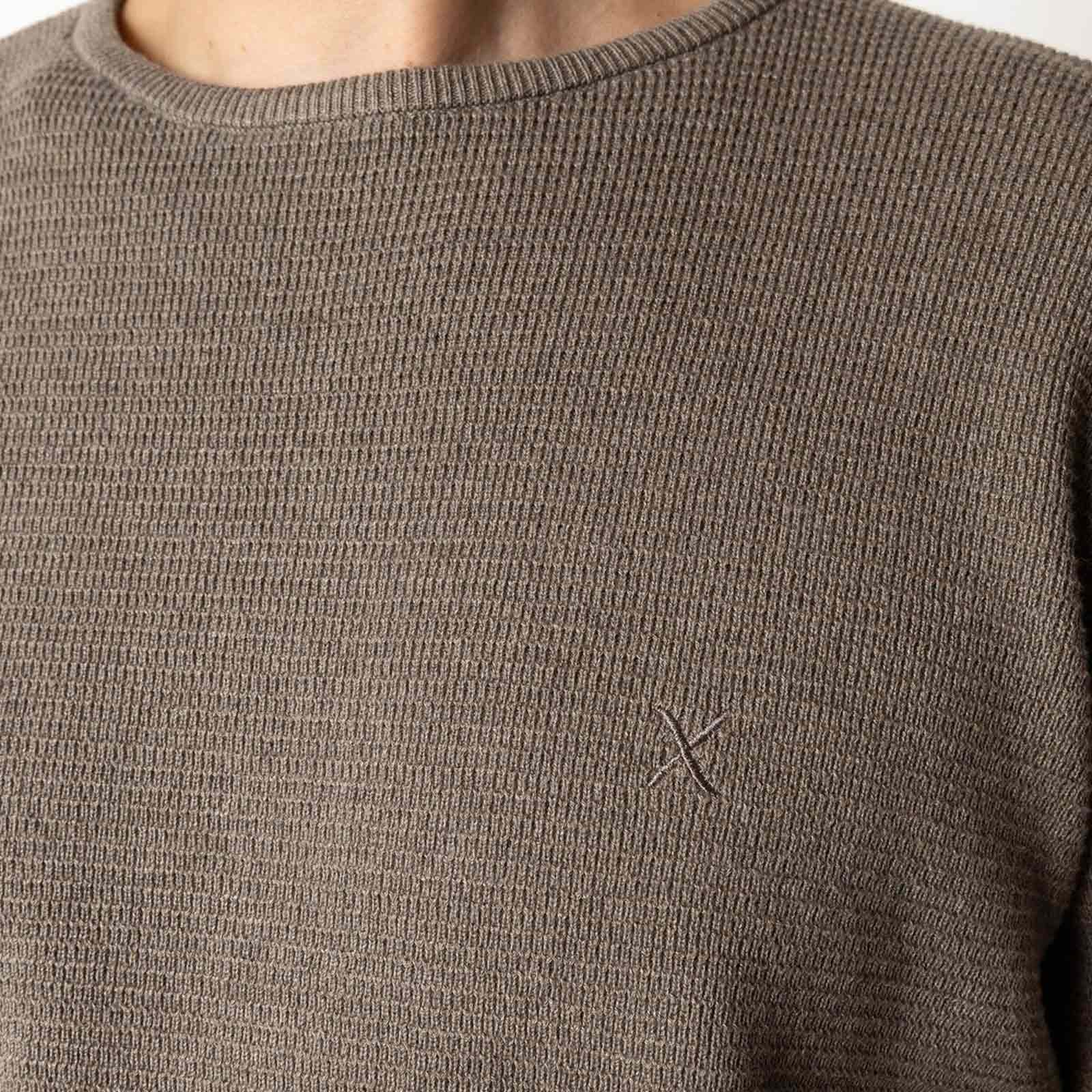 Oscar Knitted Jumper brindle melange - Image 4