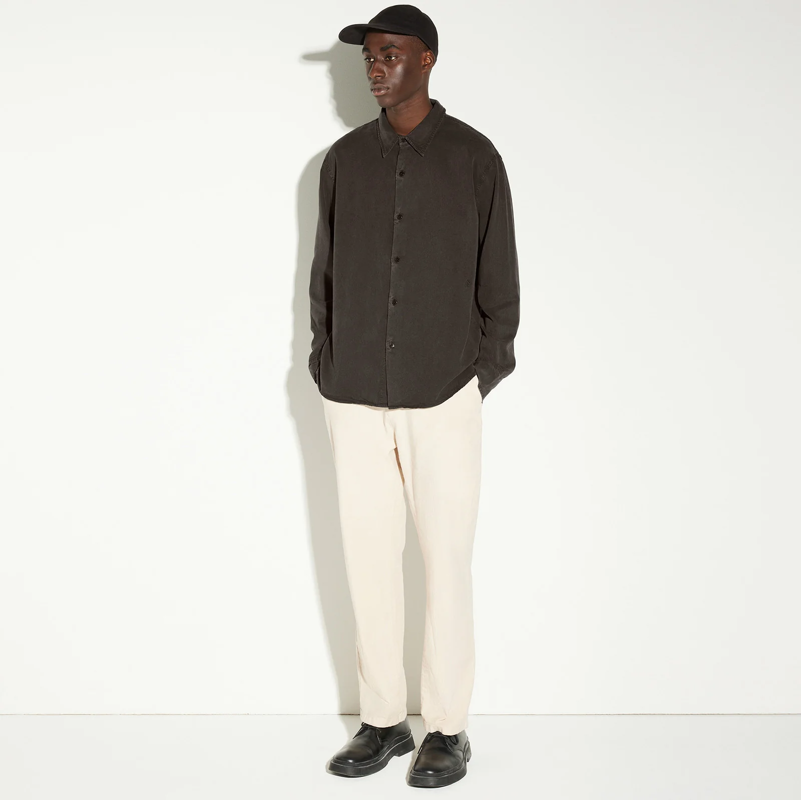 Ossian Tencel Shirt black - Image 2