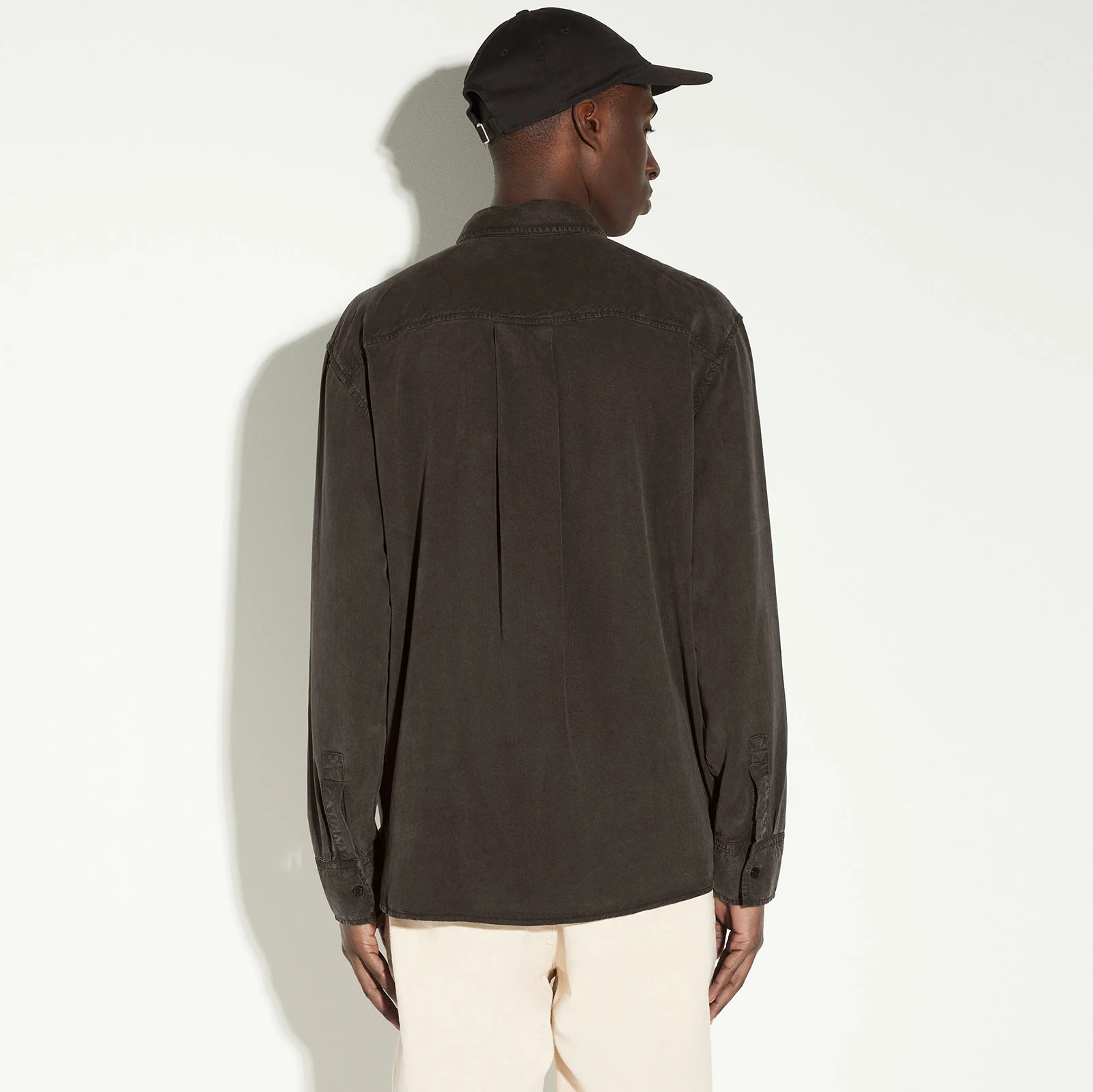 Ossian Tencel Shirt black - Image 4