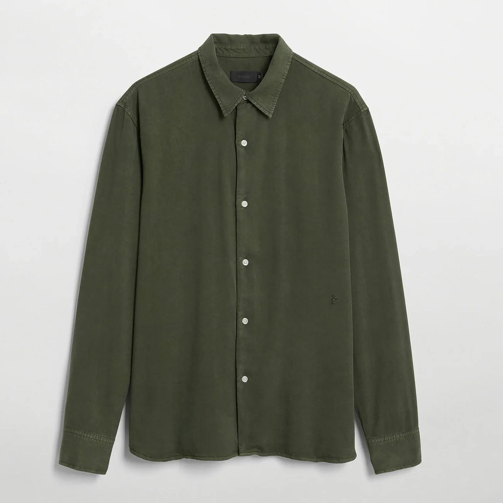 Ossian Tencel Shirt shelter green - Image 5