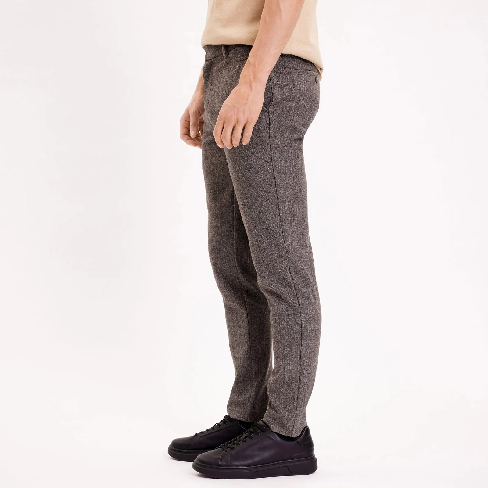 JoshPL 872 cool taupe melange - Image 4