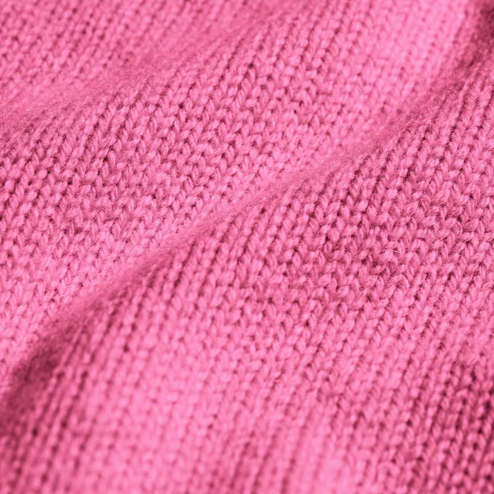 Oversized Merino Wool Crew bubblegum pink - Image 5