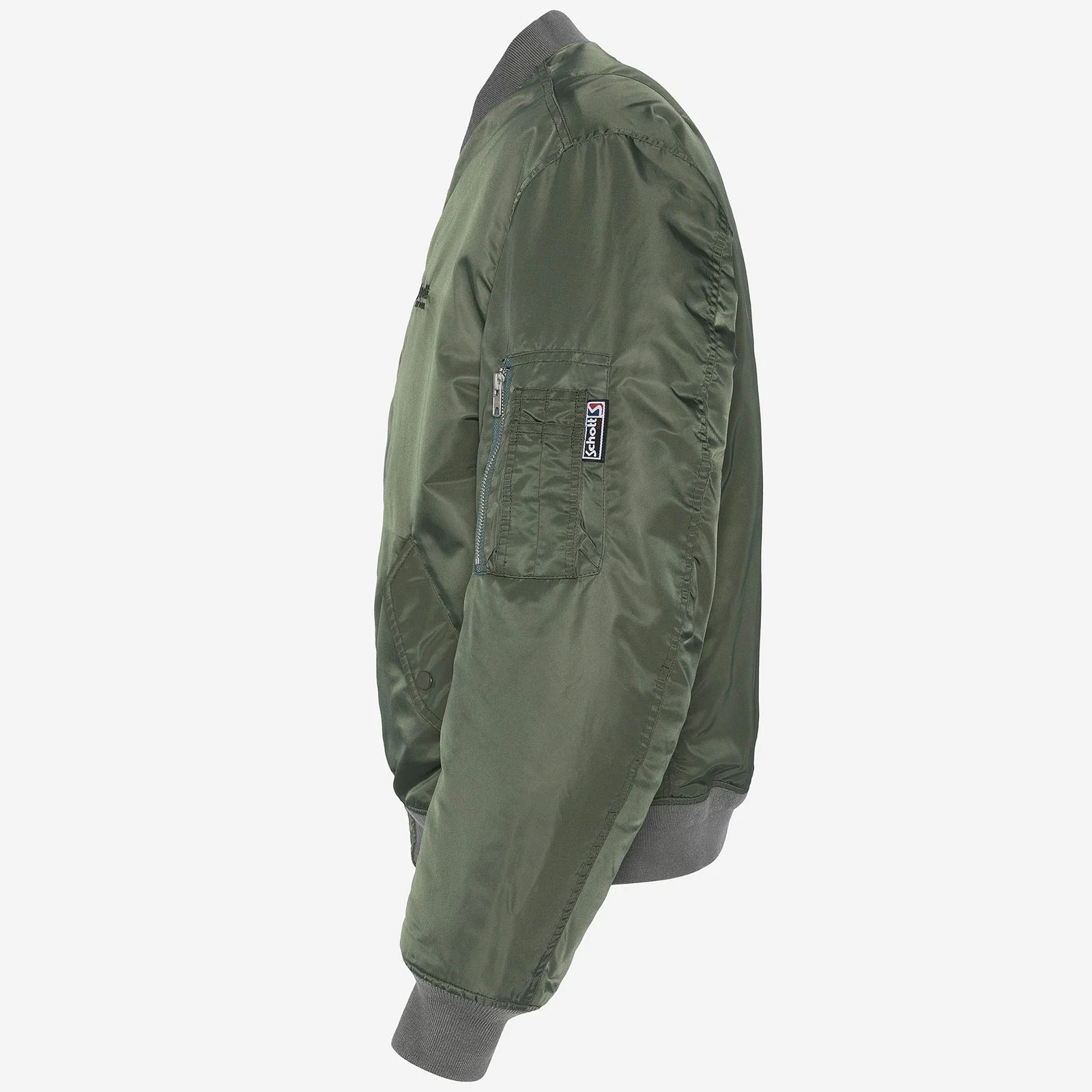 Oversized Unisex Vintage Bomber us green - Image 2