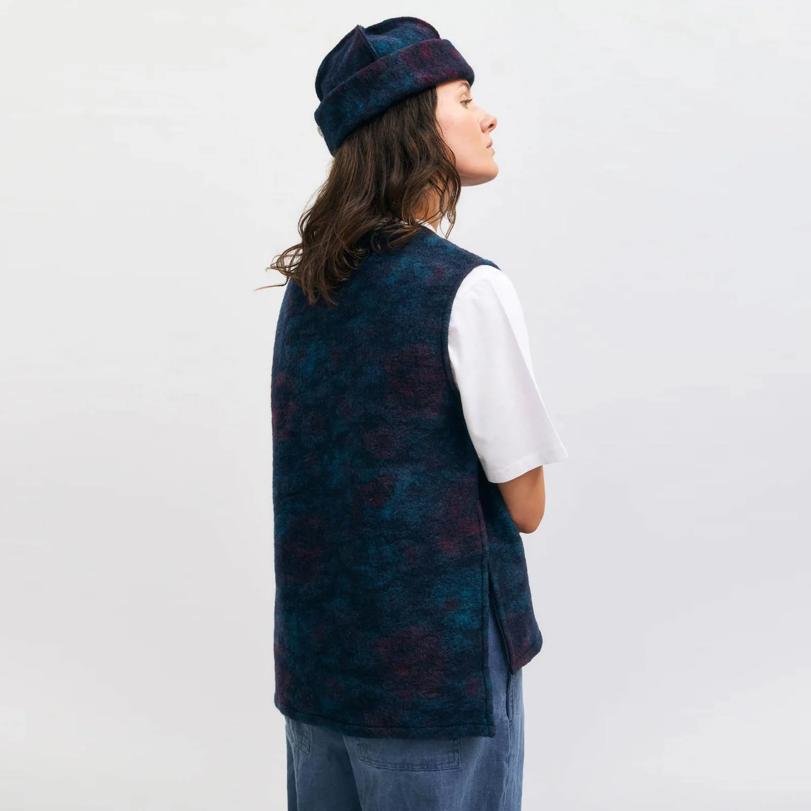 Oversized Vest dark aquarell - Image 2