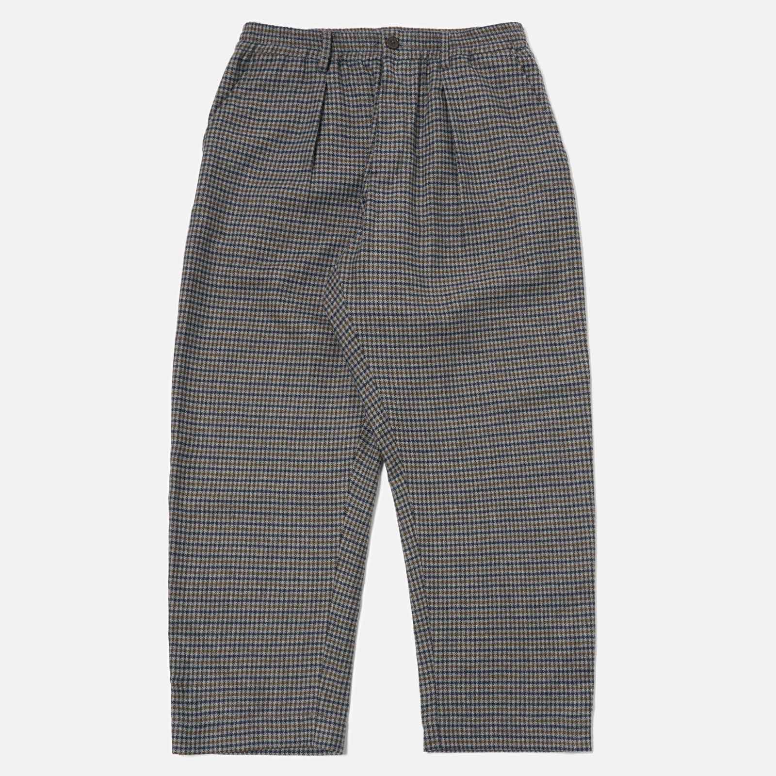 Oxford Houndstooth Wool Mix Pant charcoal - Image 3