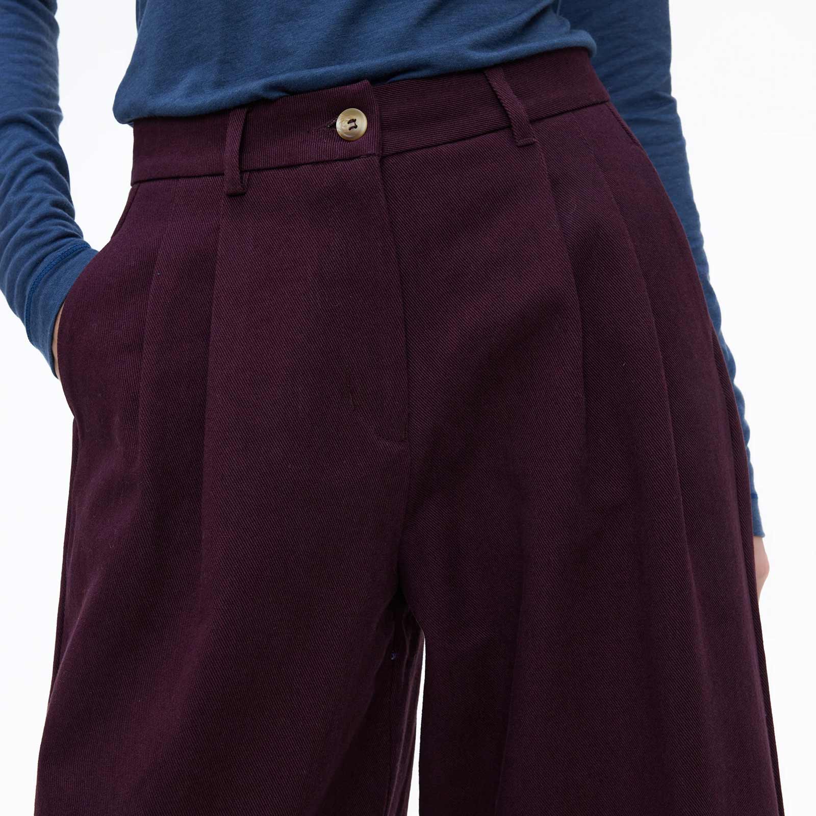 PansmokeyC Pants burgundy - Image 4