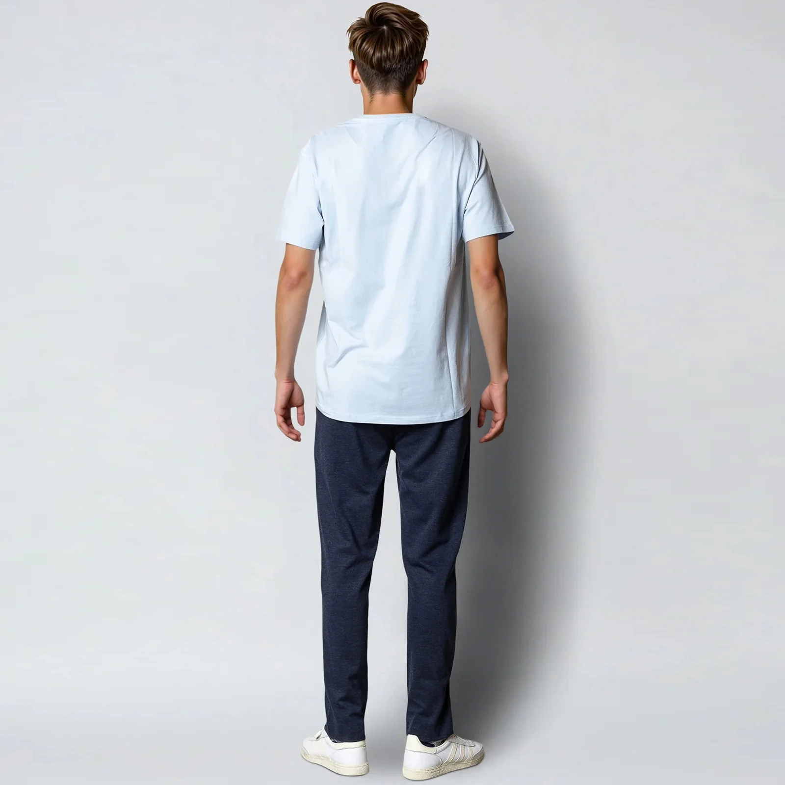 Patrick Organic Cotton T-Shirt light blue - Image 2