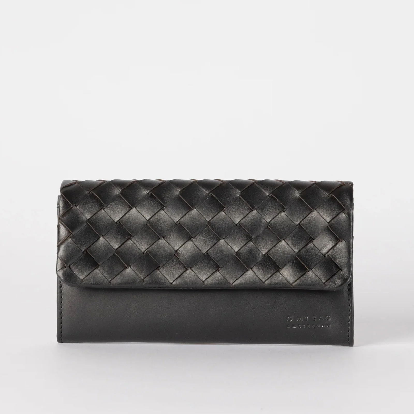 Pau's Pouch Woven Classic Leather Wallet black - Image 2