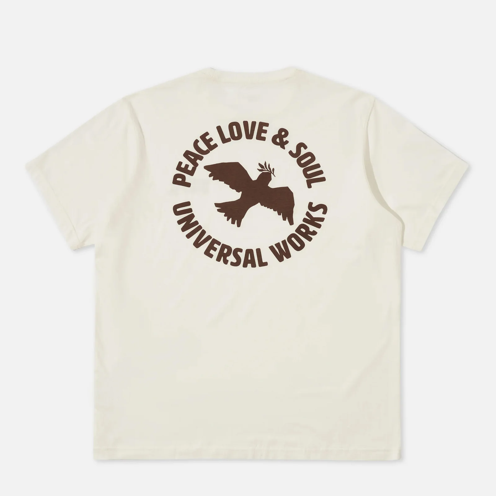 Peace, Love & Soul Print Tee ecru - Image 2