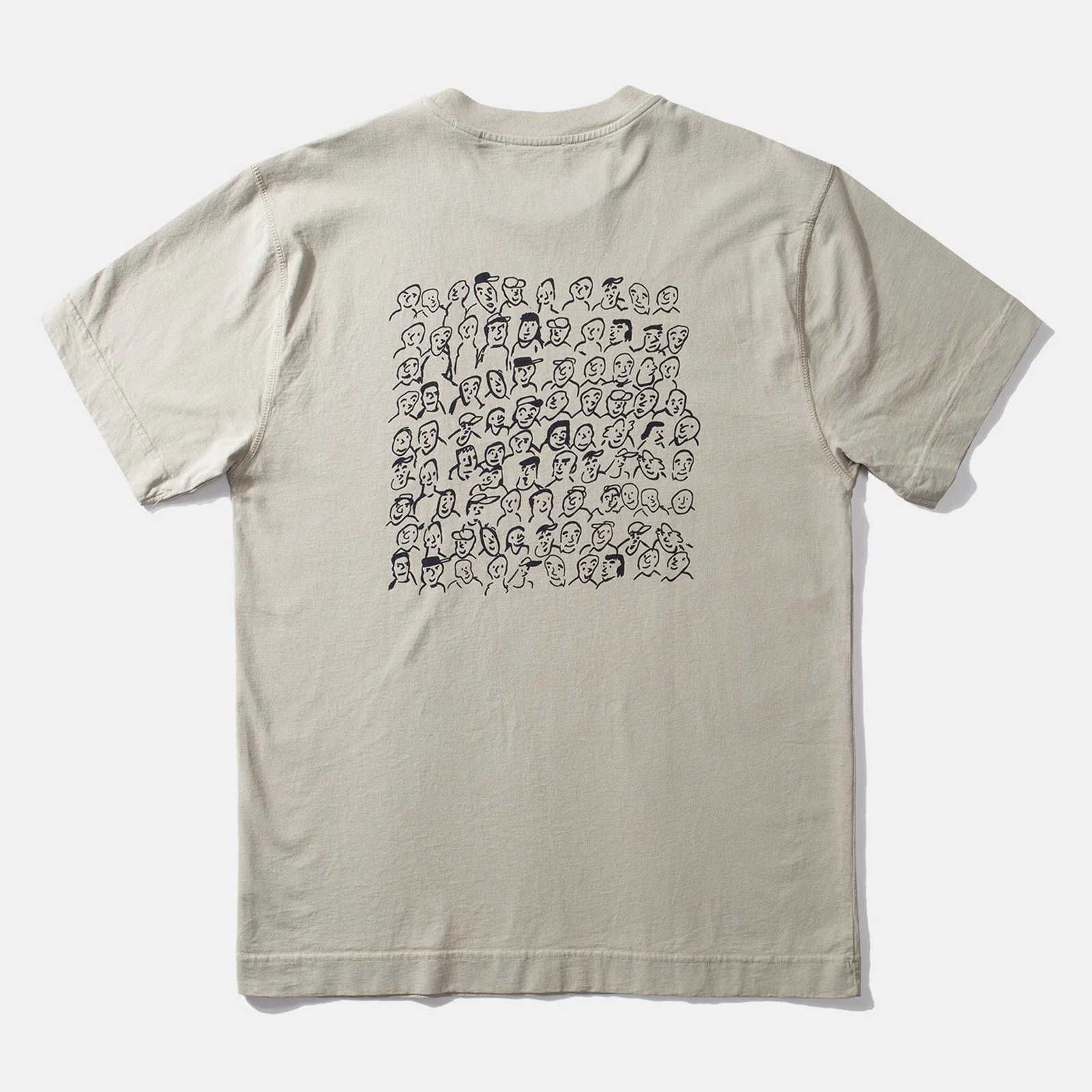People Tee plain taupe - Image 2