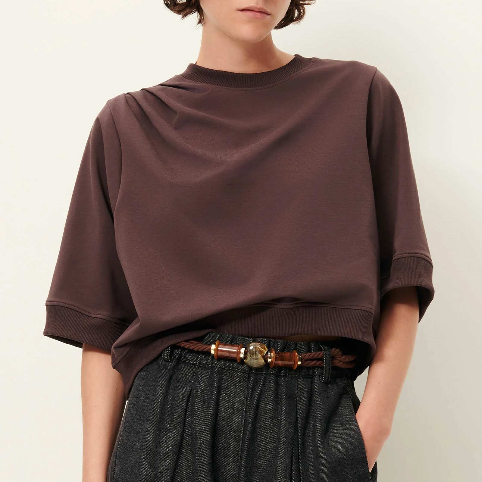 Pova Heavy Tee Shirt  espresso