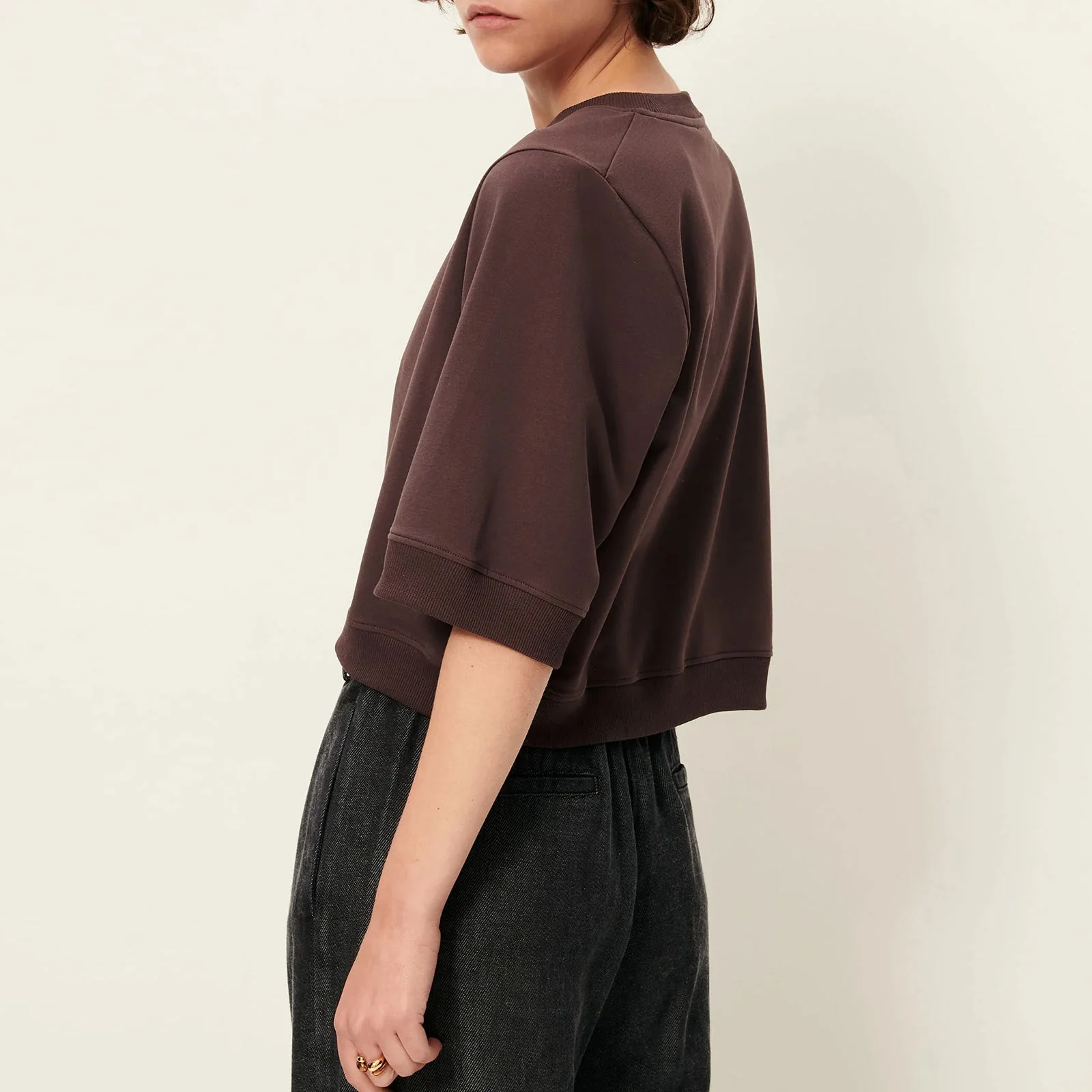 Pova Heavy Tee Shirt  espresso - Image 2