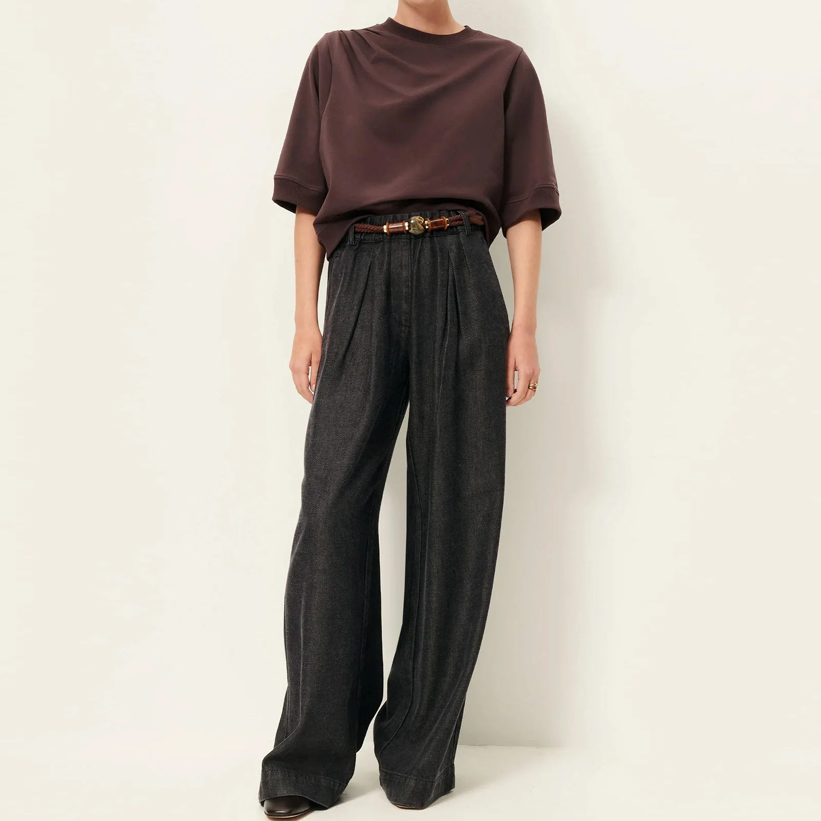 Pova Heavy Tee Shirt  espresso - Image 3
