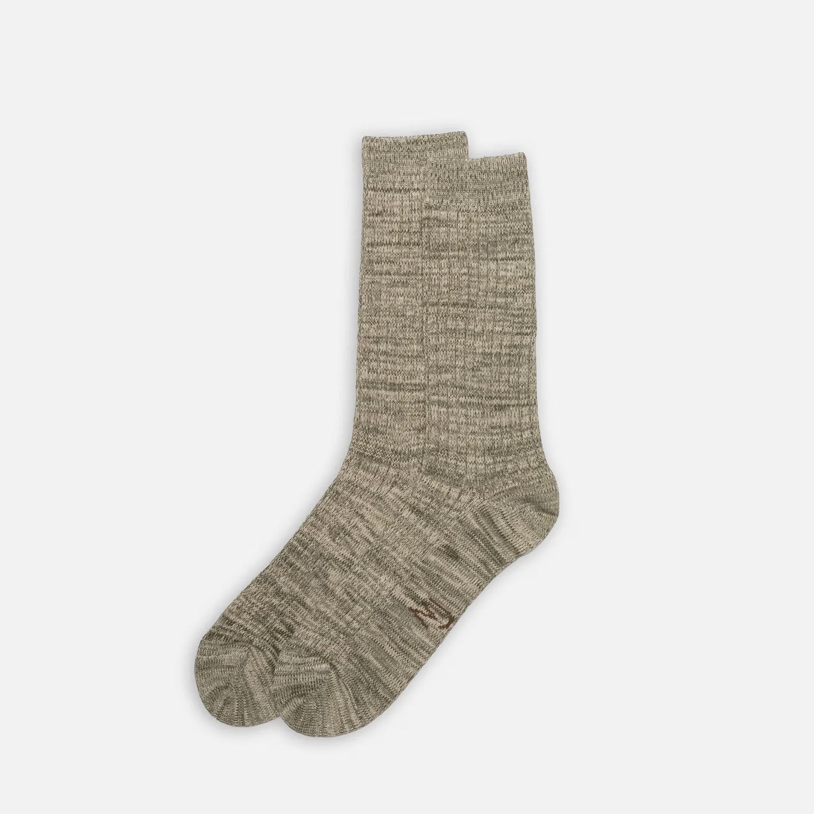 Rasmusson Mens Rib Sock green/beige