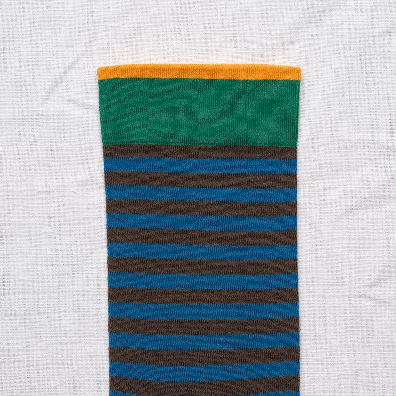 Rayures terre d'Ombre Socks BR301 - Image 2