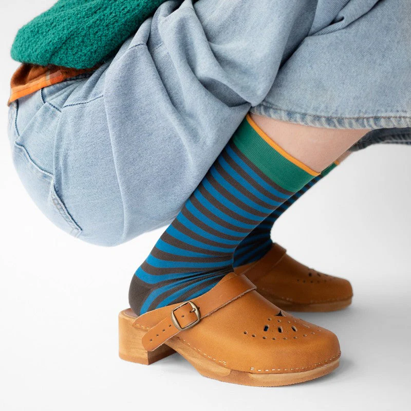 Rayures terre d'Ombre Socks BR301 - Image 3