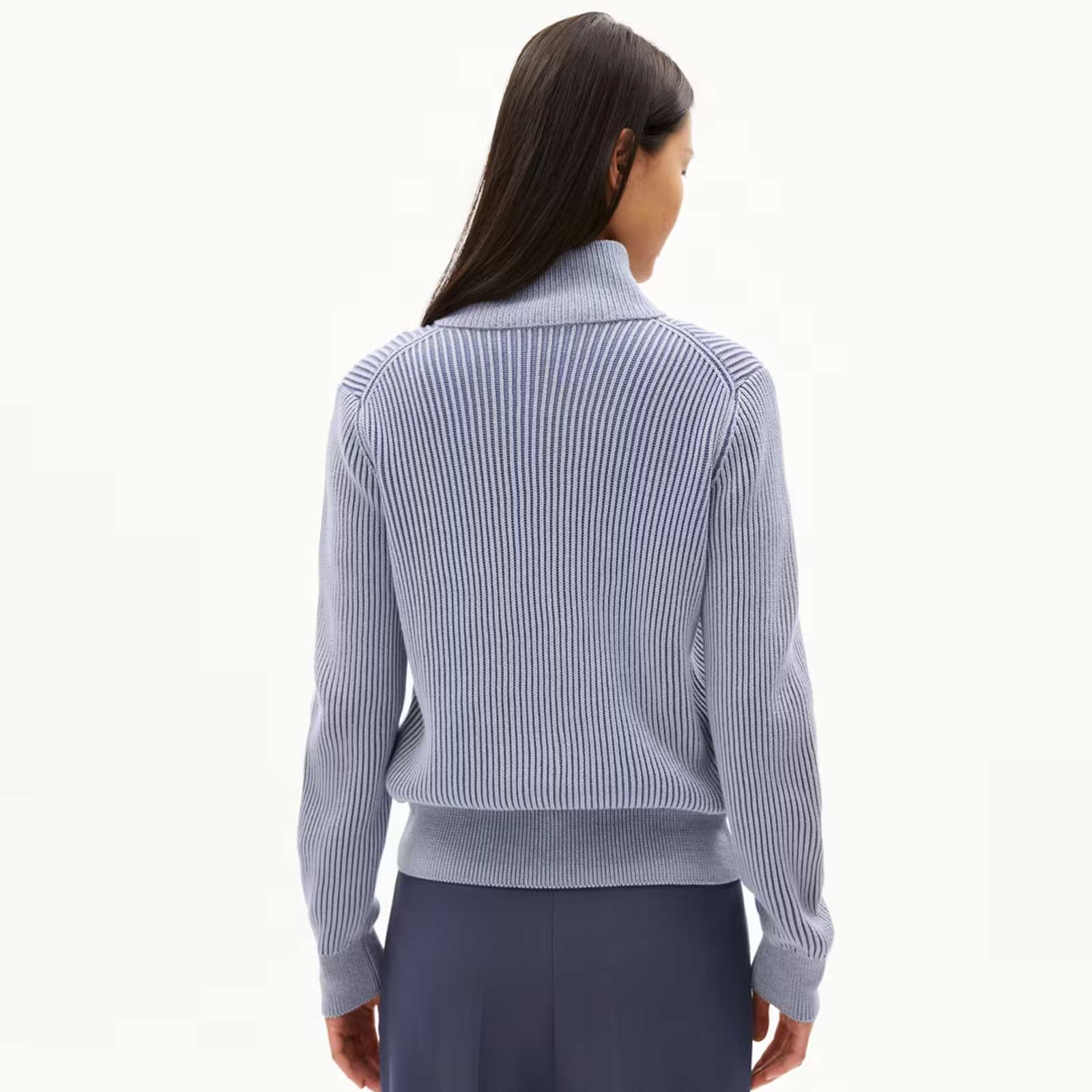 Rebeccaa Vanise Zip Cardigan misty morning - Image 2