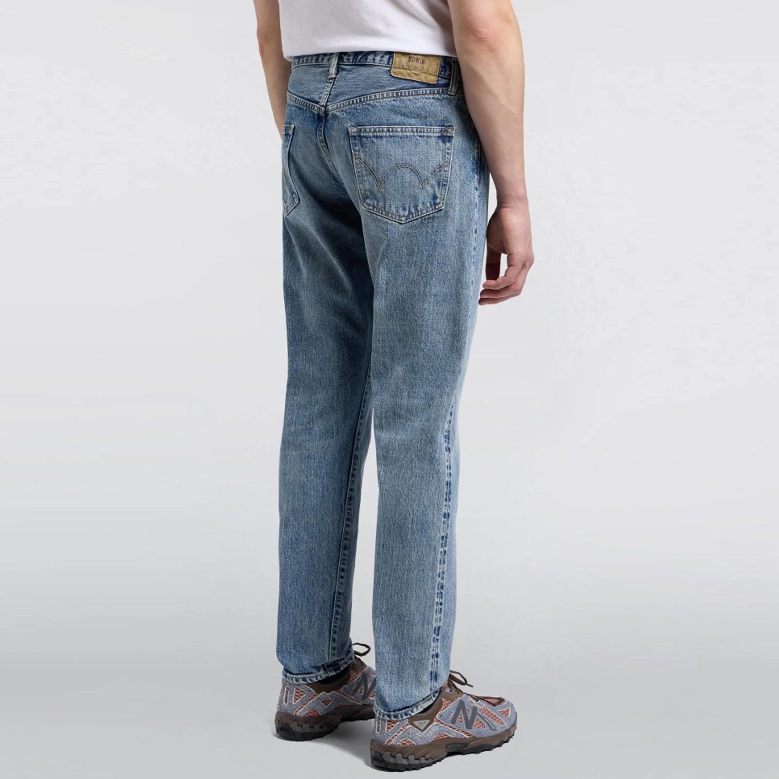 Reg Tapered Kurabo Recycle Red Selvage Denim blue light used - Image 3