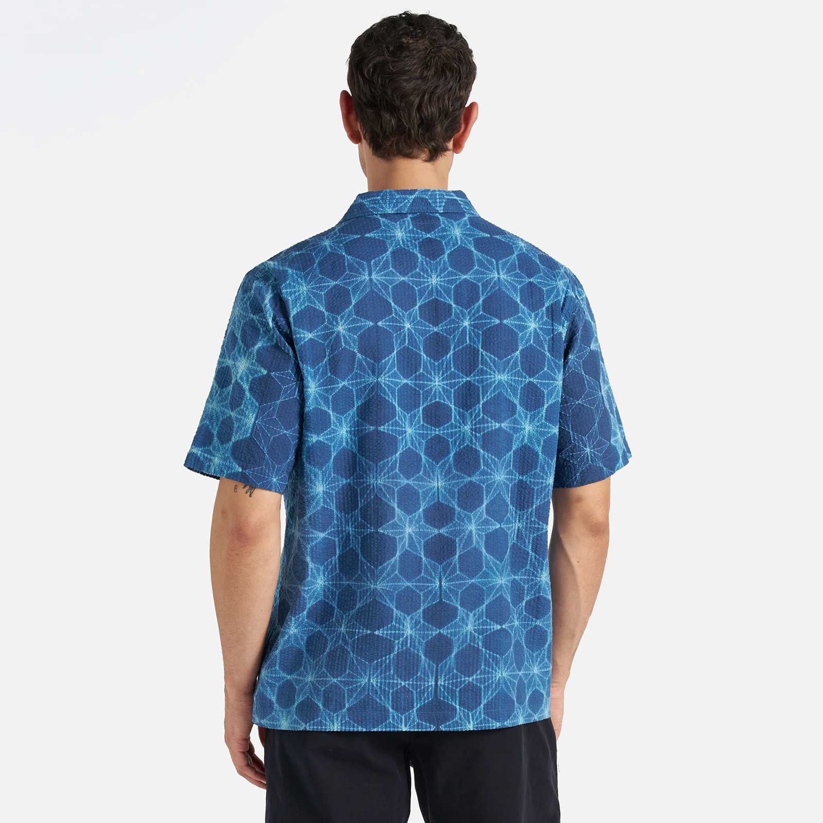 Road Shirt Needle Tye N Dye indigo - Image 2