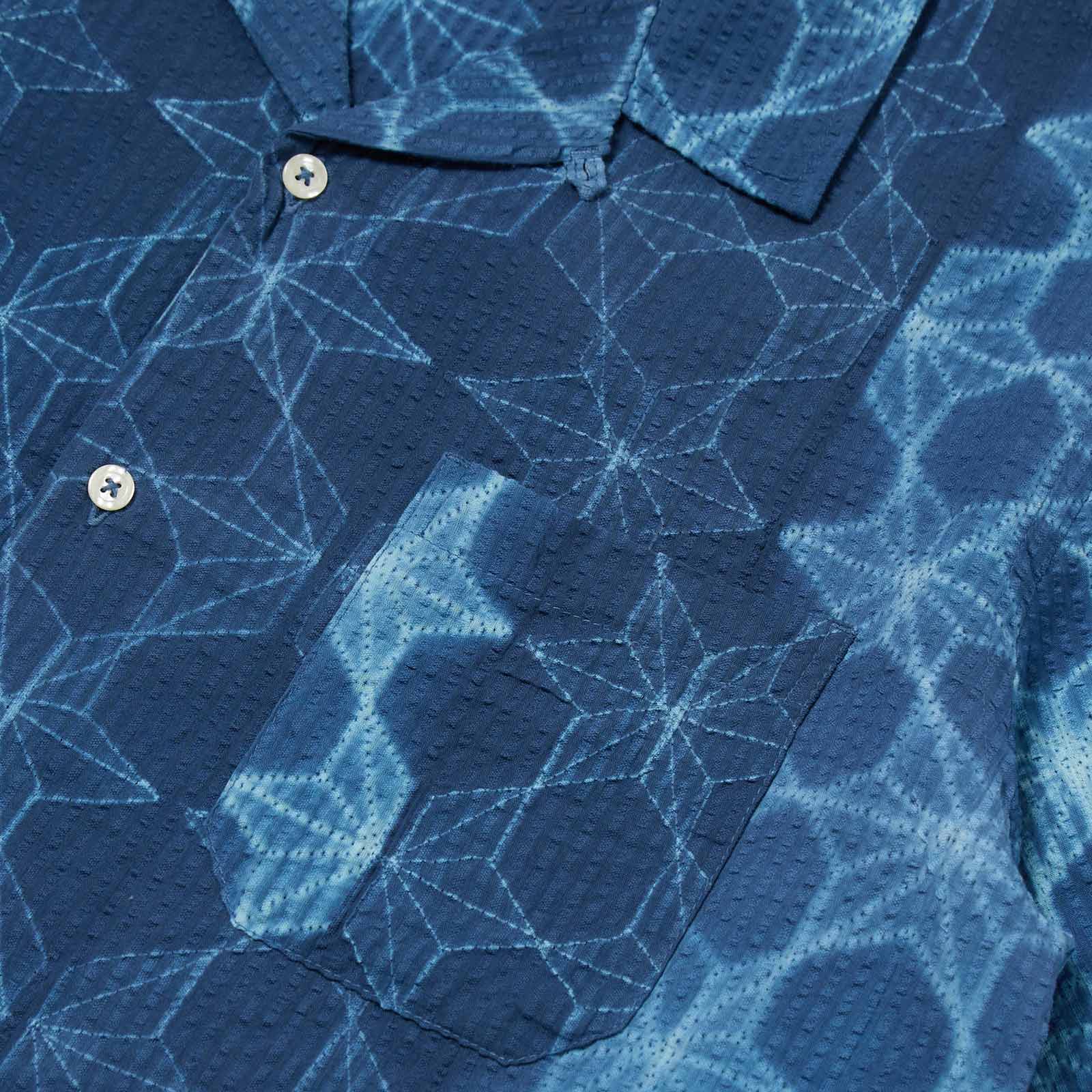 Road Shirt Needle Tye N Dye indigo - Image 6