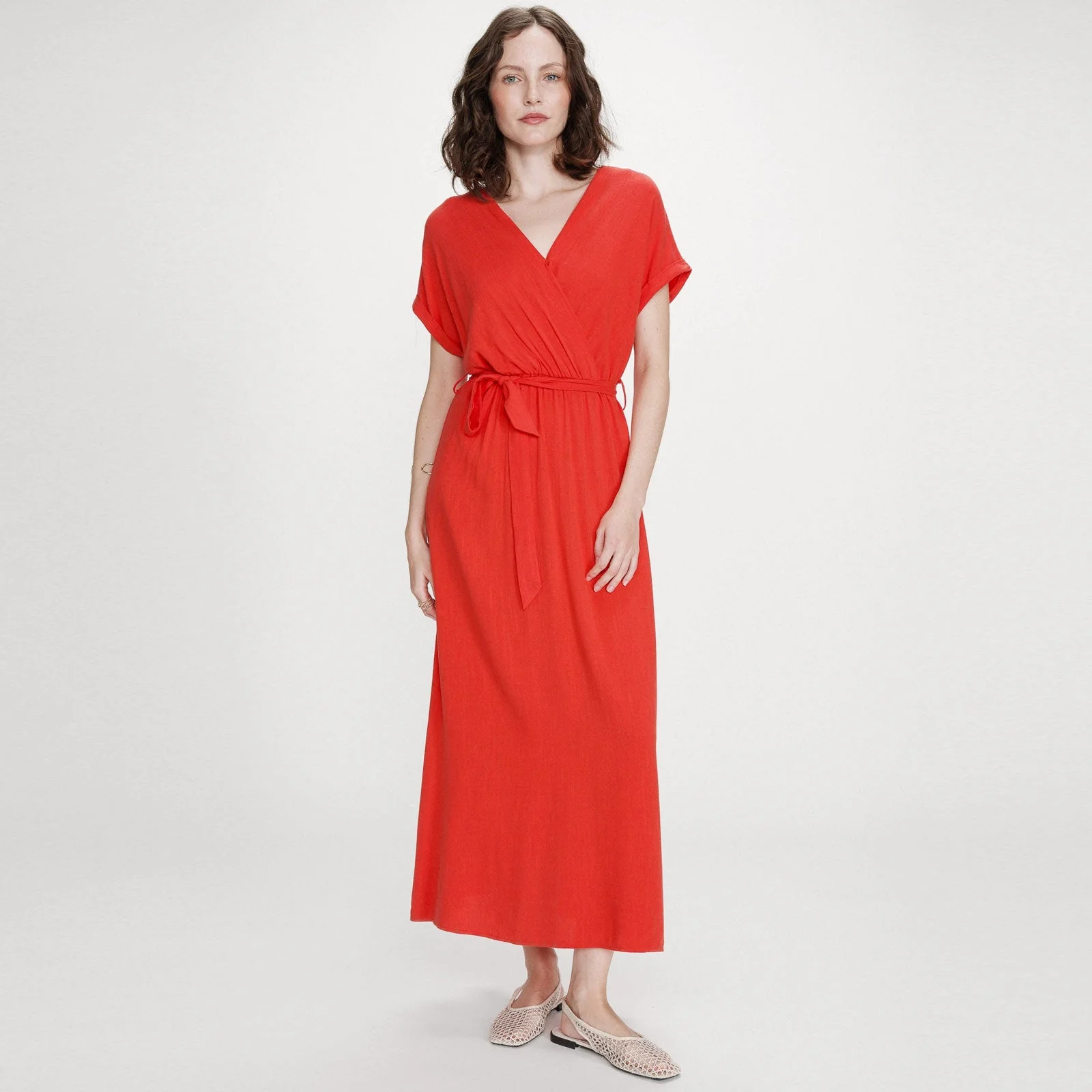 Robe Longue Portefeuille Pollen sanguine - Image 3