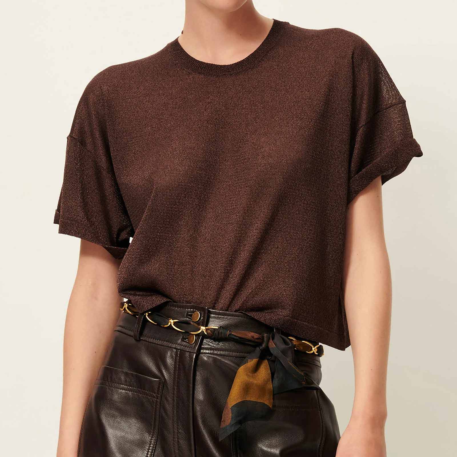 Ronn Knitted Tee Shirt mokaluz