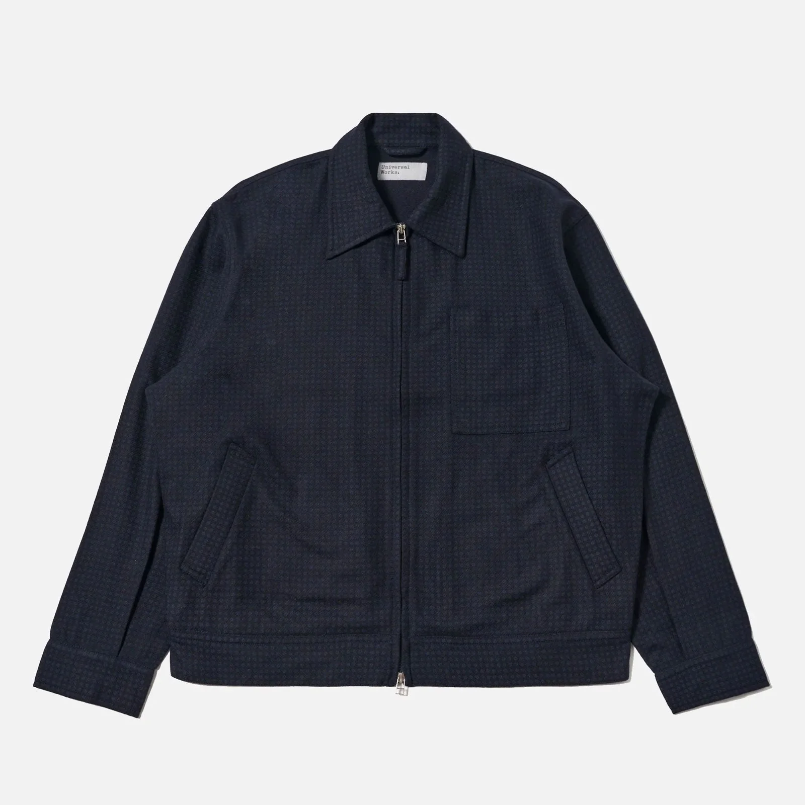 Rose Bowl Dot Print Flannel Jacket navy - Image 3