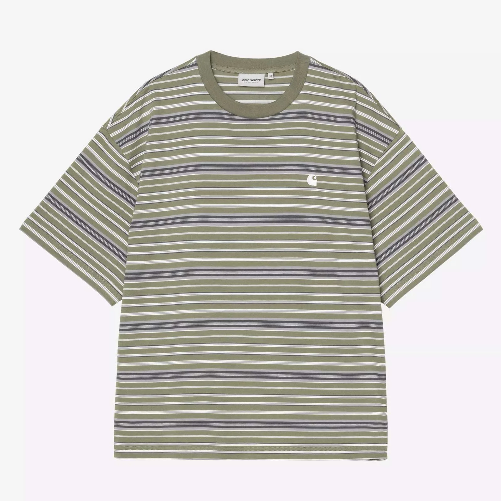 S/S Zane T-Shirt zane stripe/dollar green