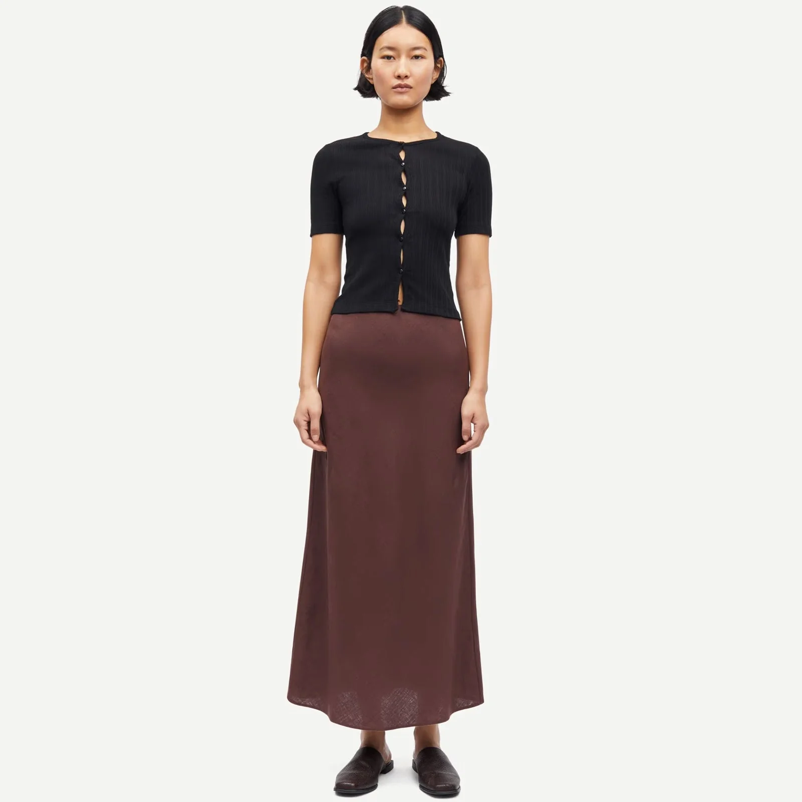 Saagneta Long Skirt 14329 french roast