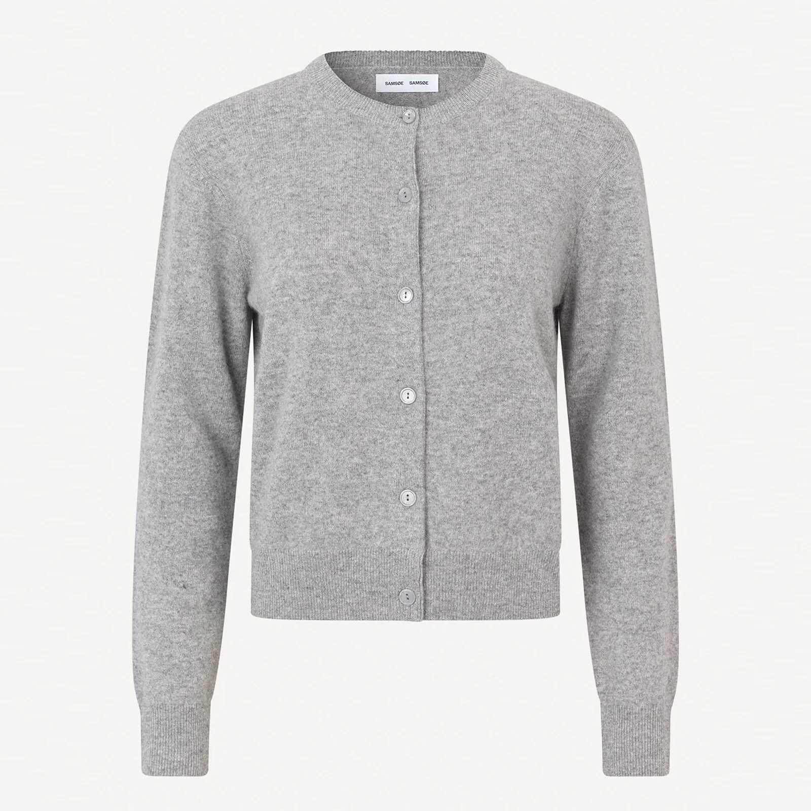 Saboston Cardigan 6304 grey melange - Image 2