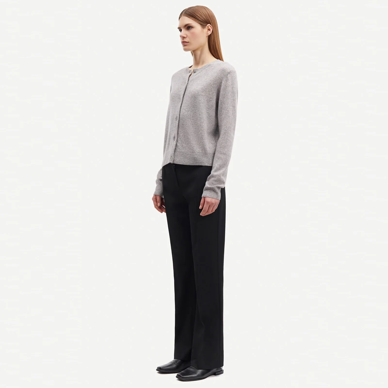 Saboston Cardigan 6304 grey melange - Image 4