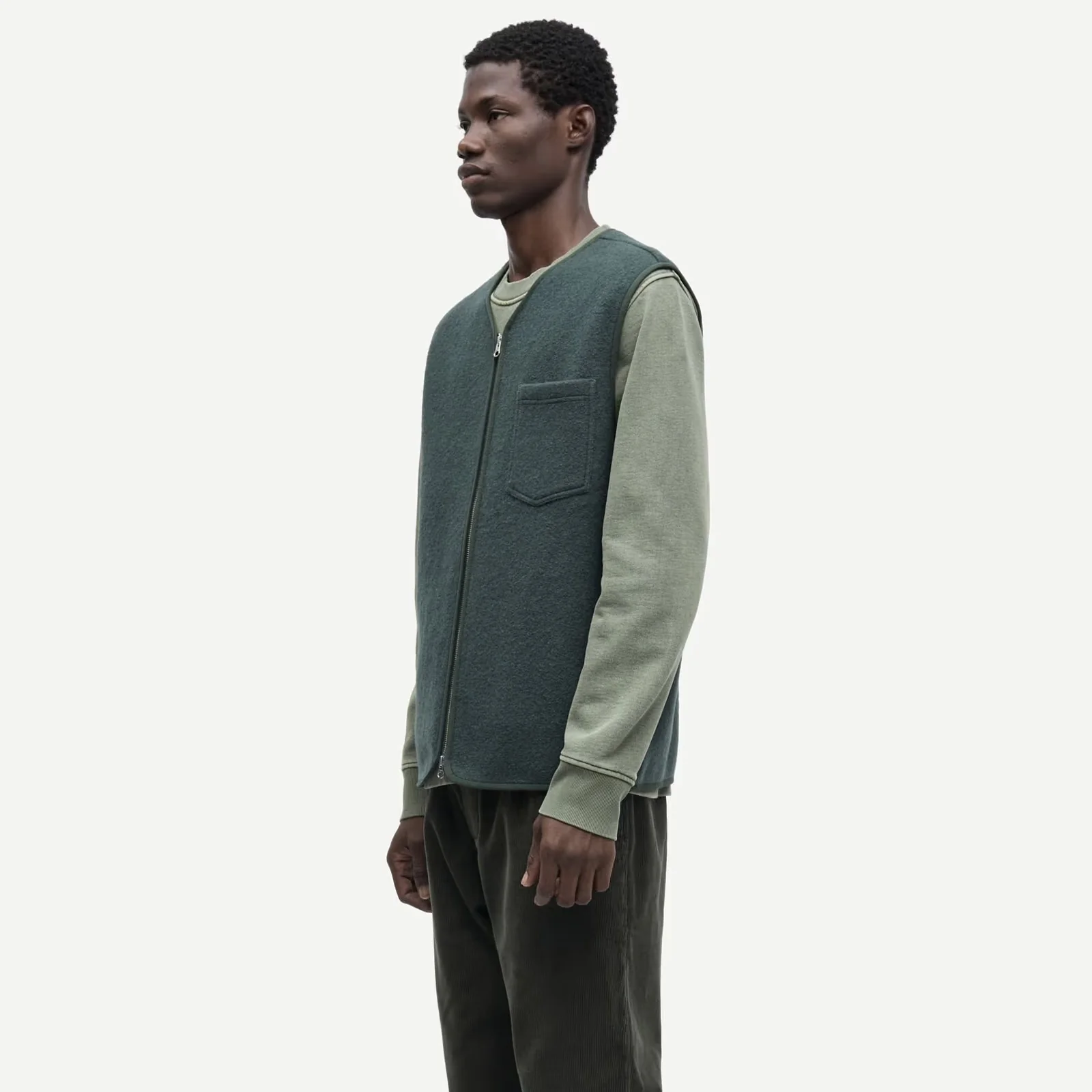 Sahannes Vest dark evergreen - Image 3
