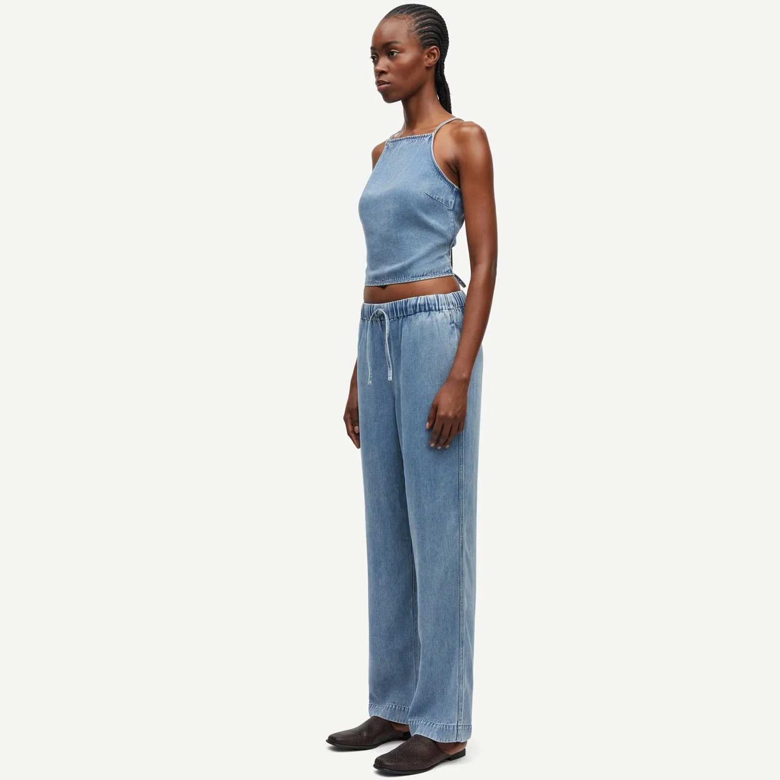 Sahoysa Trousers 15645 denim blue - Image 3