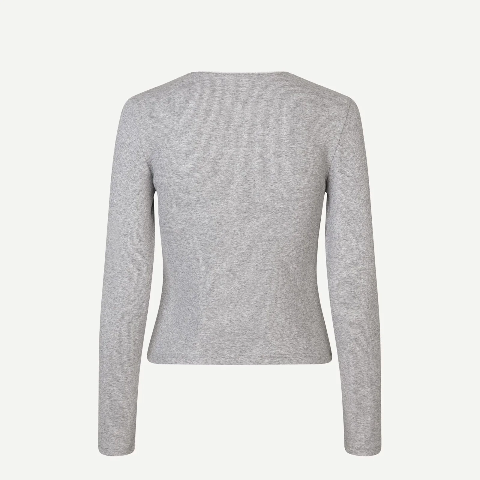 Sajune LS Cardigan 7542 light grey mel - Image 7
