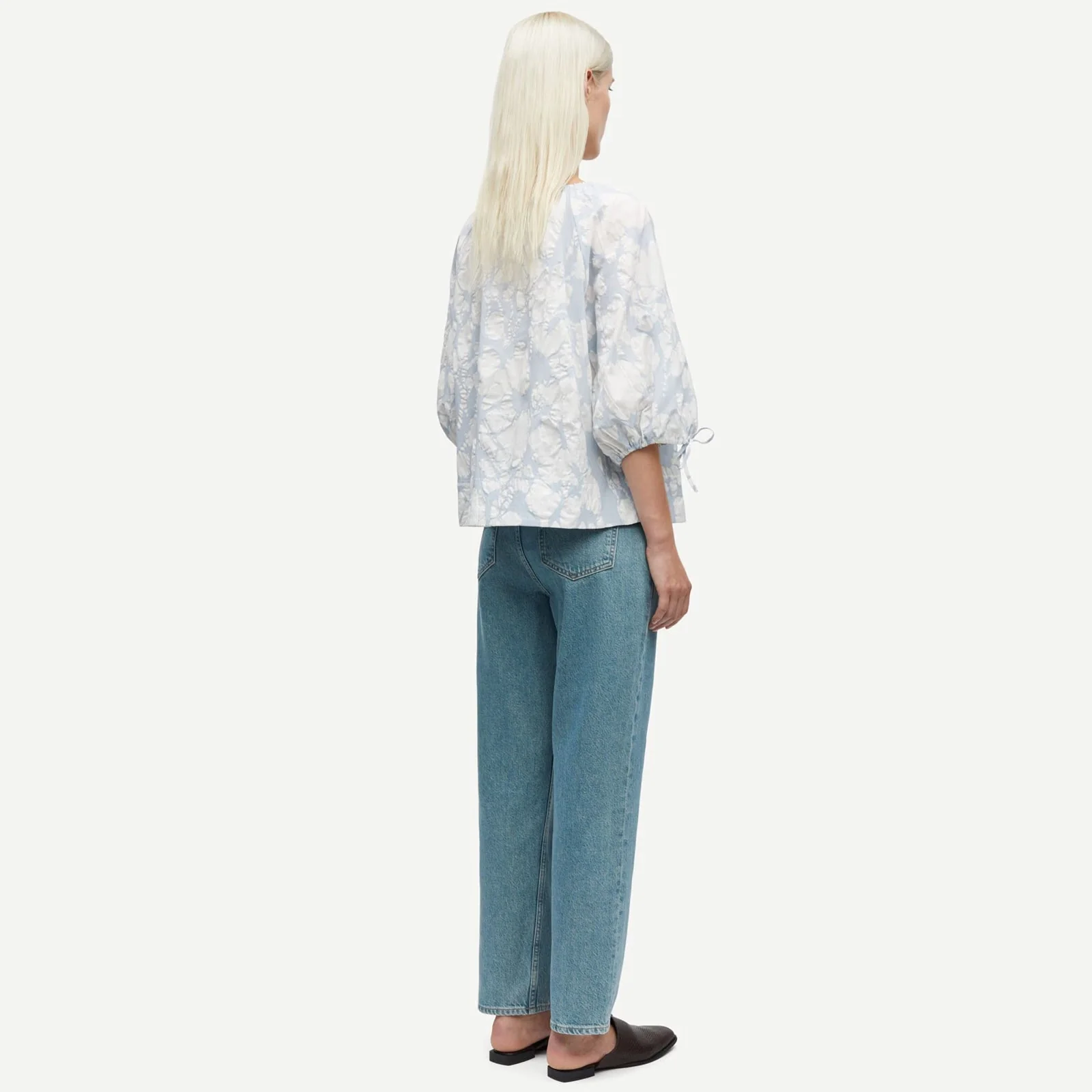 Samatera SS Blouse peony egret - Image 2